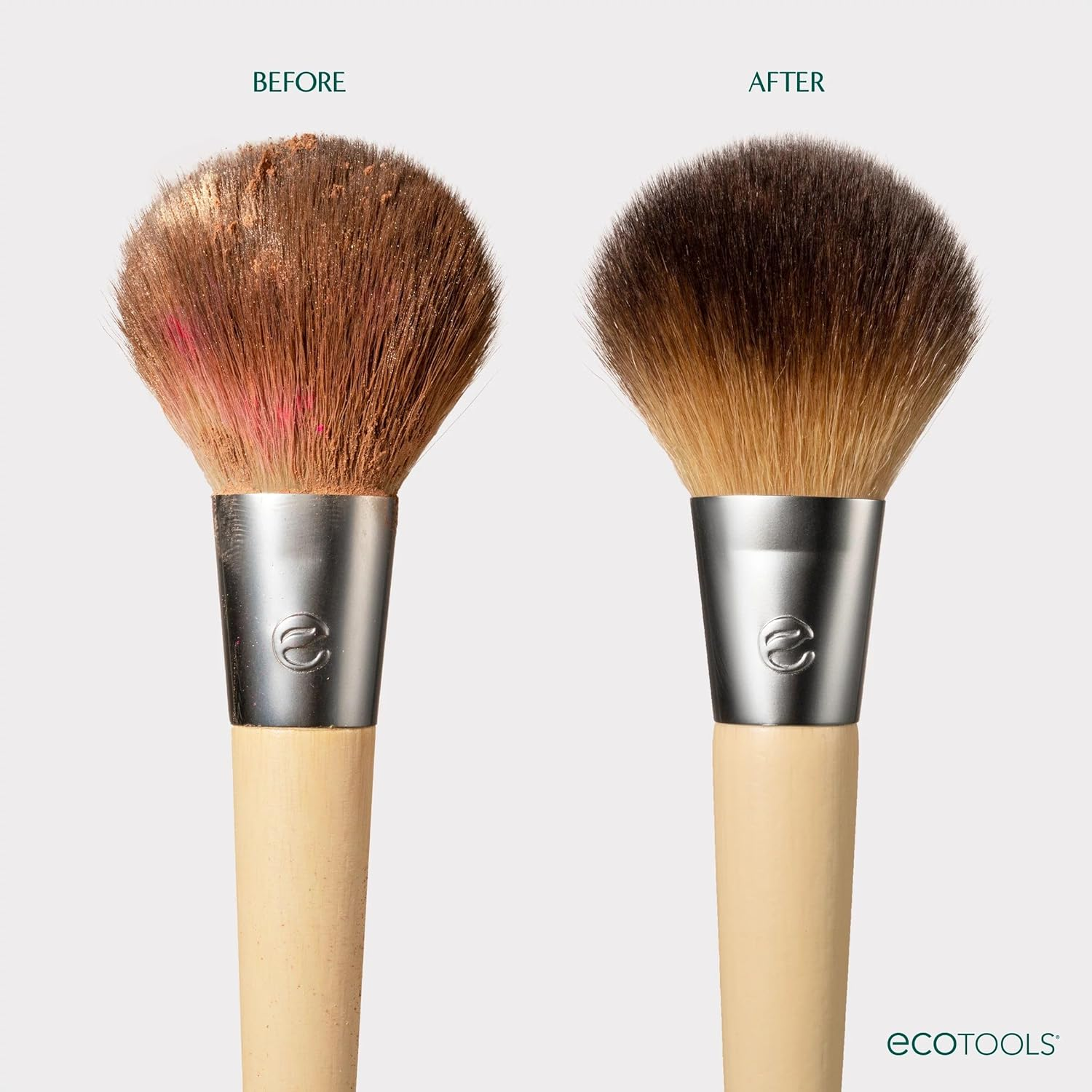 Ecotools Makeup Brush + Sponge Shampoo, Remove Makeup & Impurities from Tools, Sponges, & Puffs, Fragrance-Free Brush Cleanser, No Harsh Chemicals, Vegan, & Cruelty-Free, 8 Fl. Oz./236 Ml. Bottle image number 5