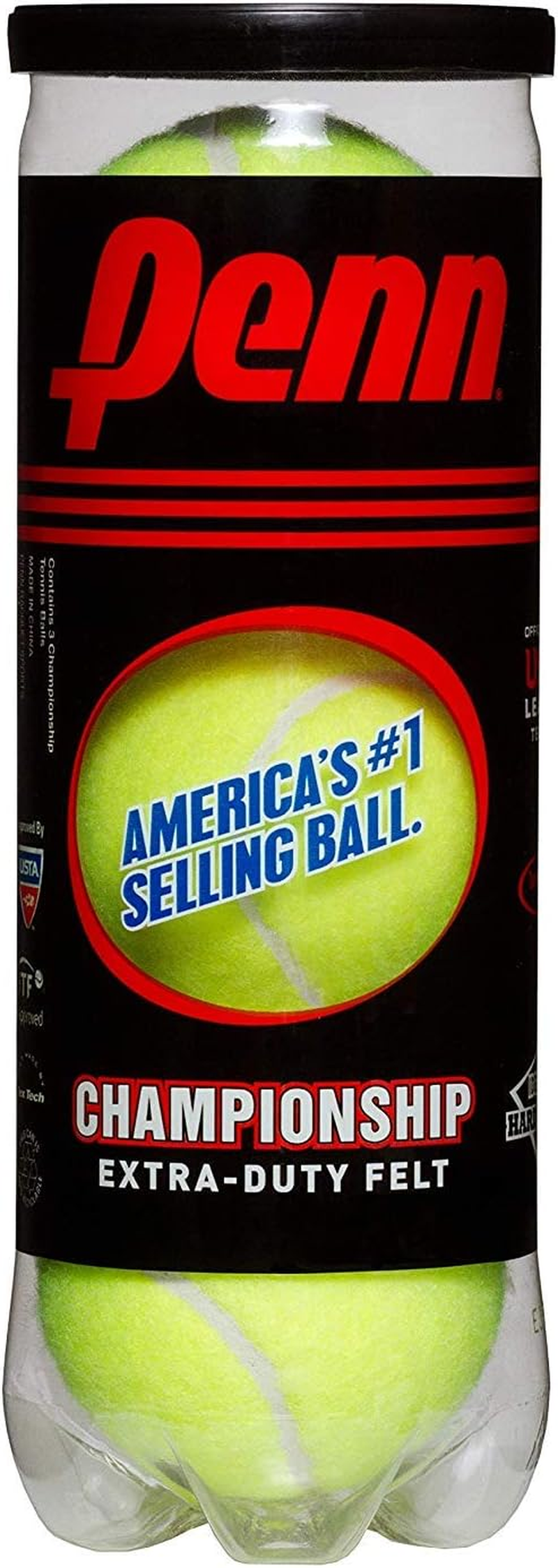 Penn Championship Tennis Balls - Extra Duty Felt Pressurized - 3 Balls (Pack of 4) image number 5