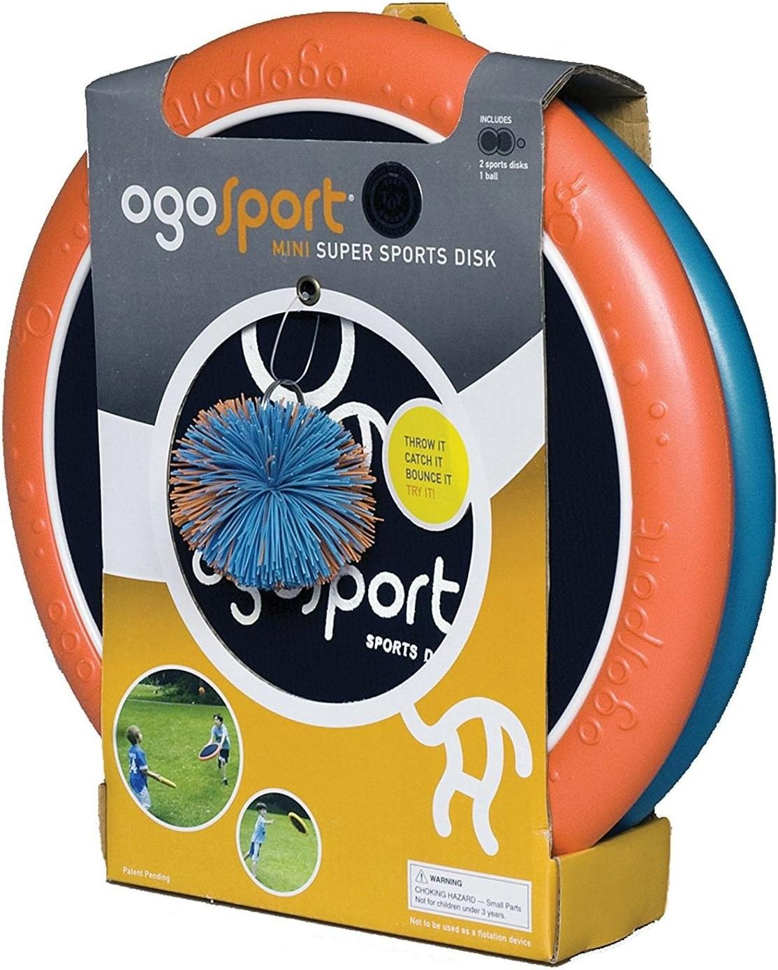 Schildkr&ouml;t Ogo Sport Set, 2 Ogo Softdiscs (&Oslash;29Cm) Mit Elastischer Netzbespannung, 1 Ogo Ball Ball, Verschiedene Farben, Der Beliebte Spiel-Klassiker, Im Karton INKL. Spielanleitung