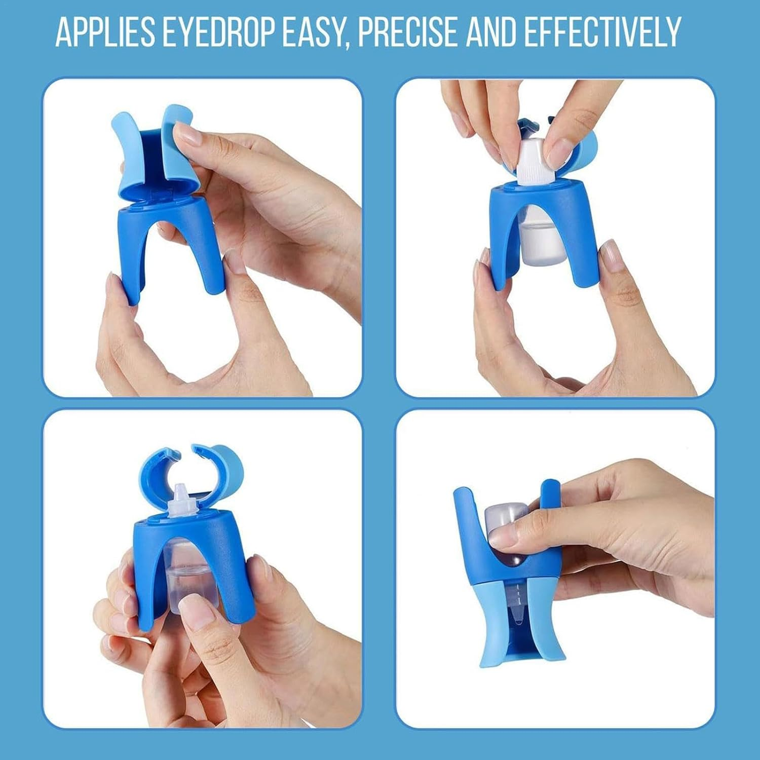 Portable Eye Drop Applicator | Lightweight Guide and Holder for Home and Travel image number 3
