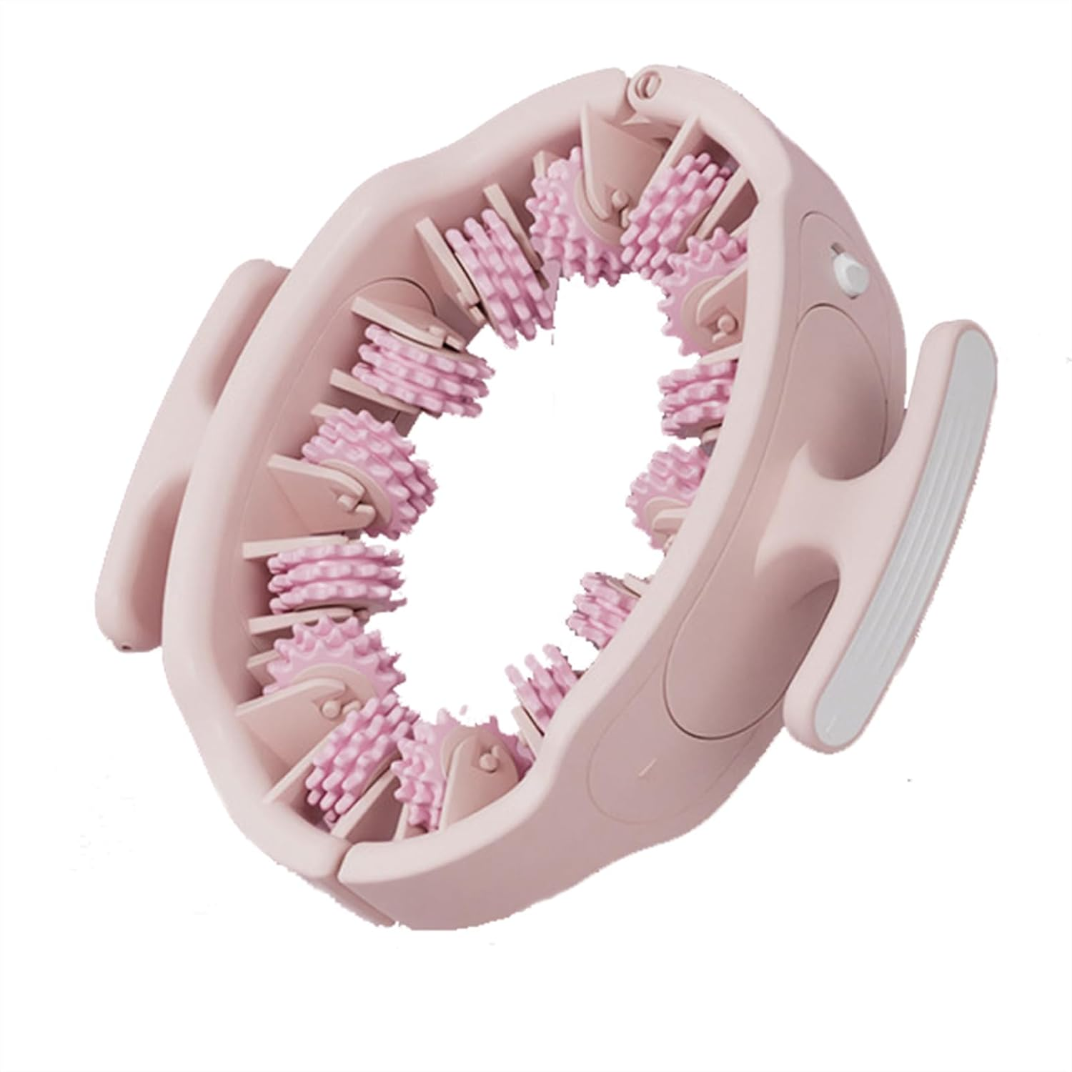 Manual Anti-Cellulite Massager with Rollers, Compress and Stretch Thighs and Buttocks, Slim Legs and Waist, Removable, Pink image number 3