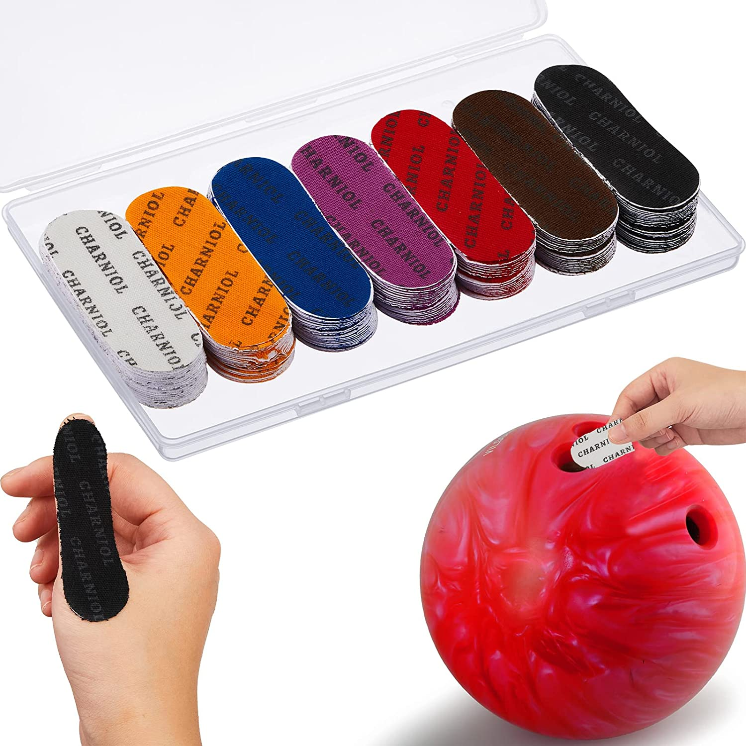 140 Pieces Bowling Tape Bowling Finger Thumb Tape for Ball Hole Thumb Protection Bulk for Sport Supplies image number 4
