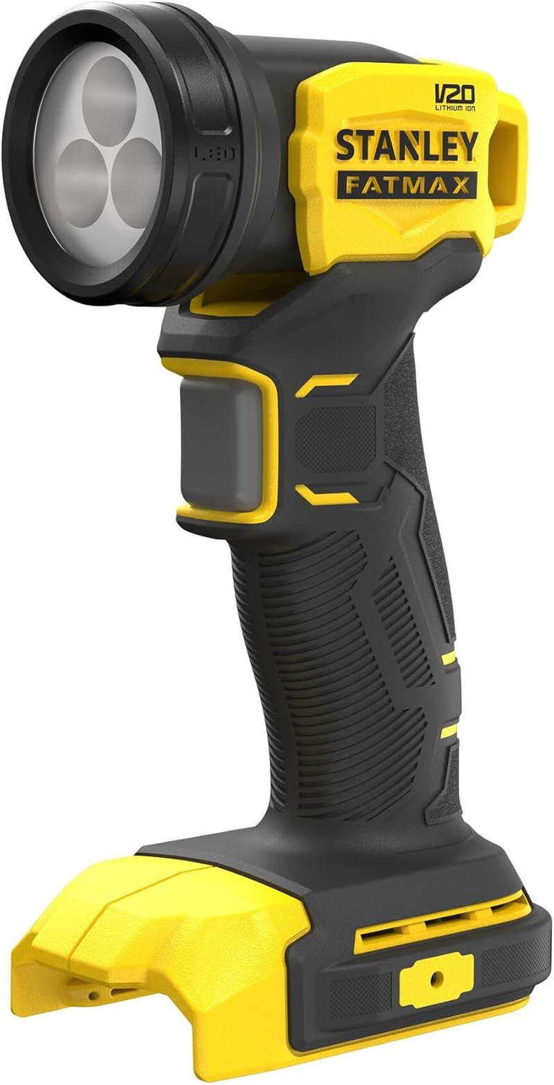 STANLEY FATMAX V20 | 18V LED Torch - Bright 140 Lumens of Light, Pivoting Head, Torch Only image number 2