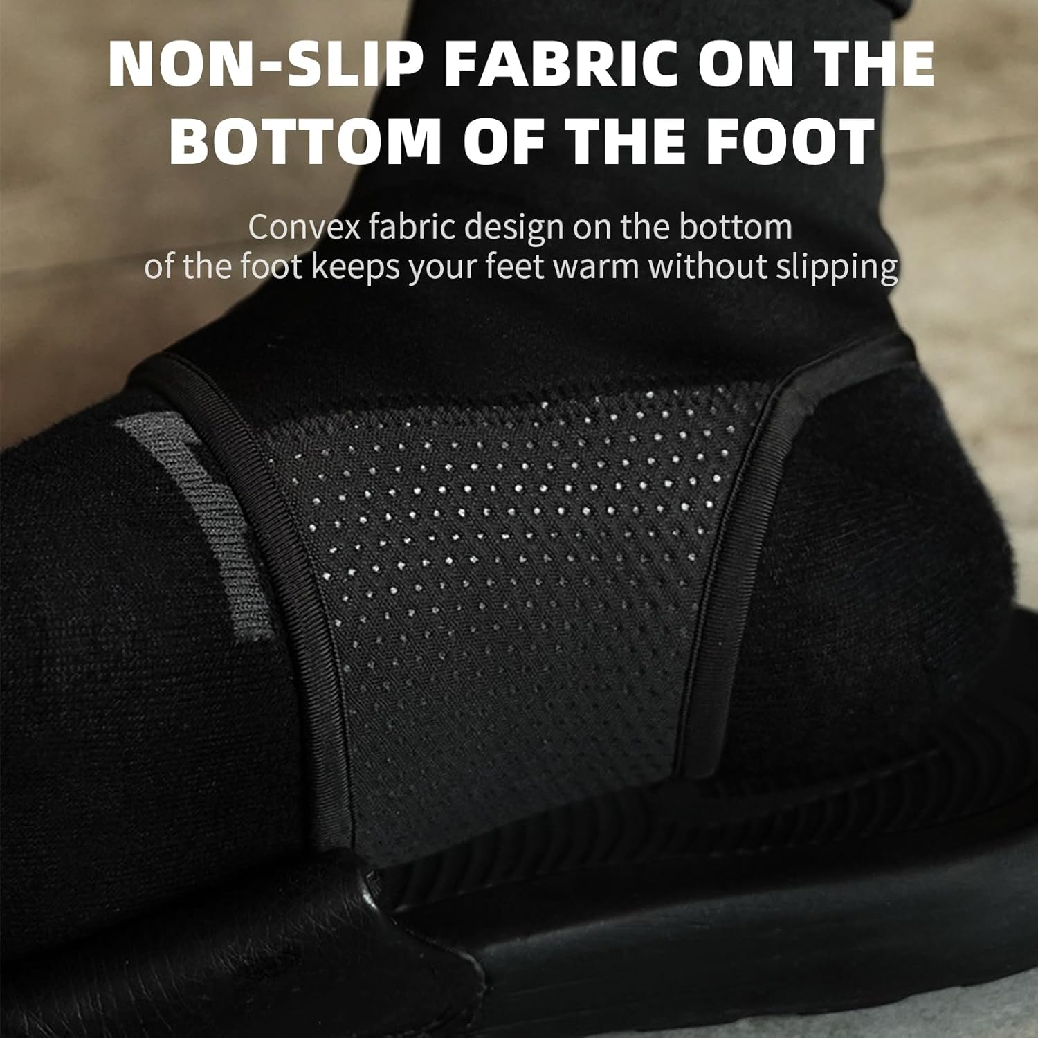 Heated Foot Warmer Five-Speed Adjustable Temperature,Heated Socks Rechargeable 3000 Mah,Ankle Warmers for Hunting, Camping, Hiking, Walking, Fishing, Cycling, Outdoor Work