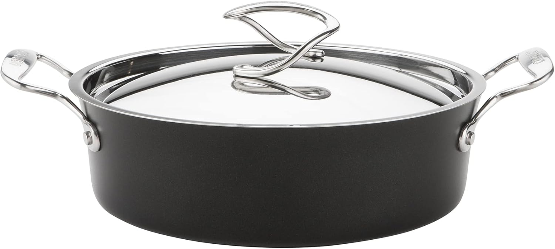 Circulon Style Hard Anodised Sauteuse, 27Cm/3.8L, Black