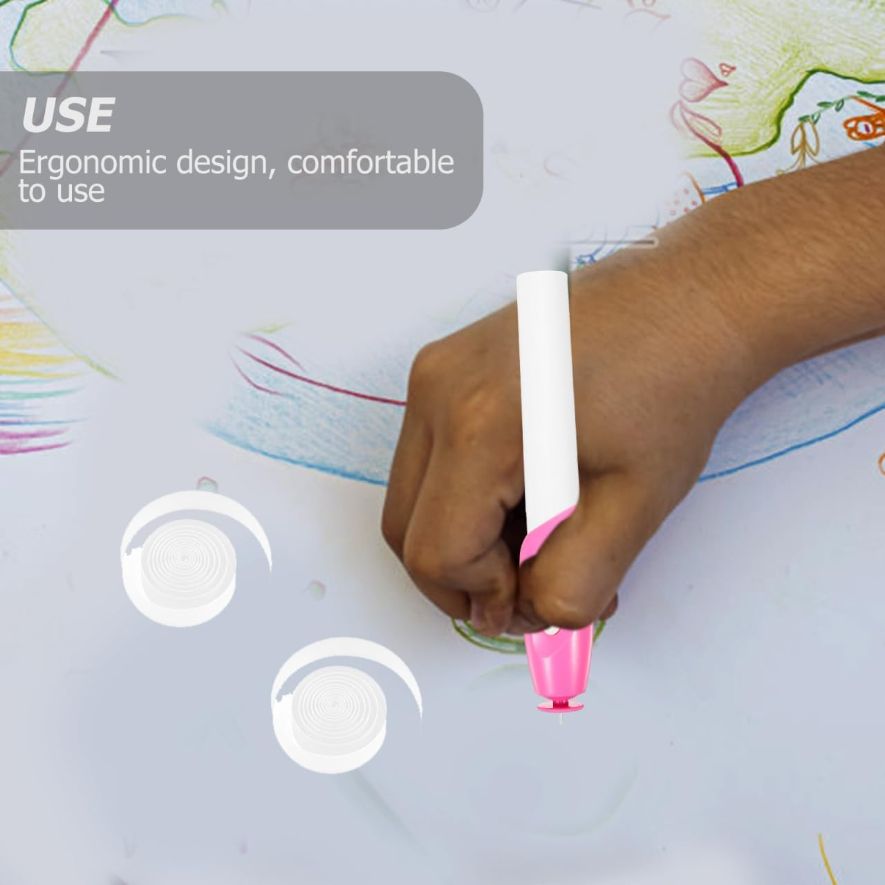 Operitacx 2Pcs Paper Pen Crafts Quilling Tool Paper Bead Roller Tool Paper Crafts Pen Paper Slotted Pen Quilling Pen Paper Rolling Pen Quilling Paper Metal Pp Quilting