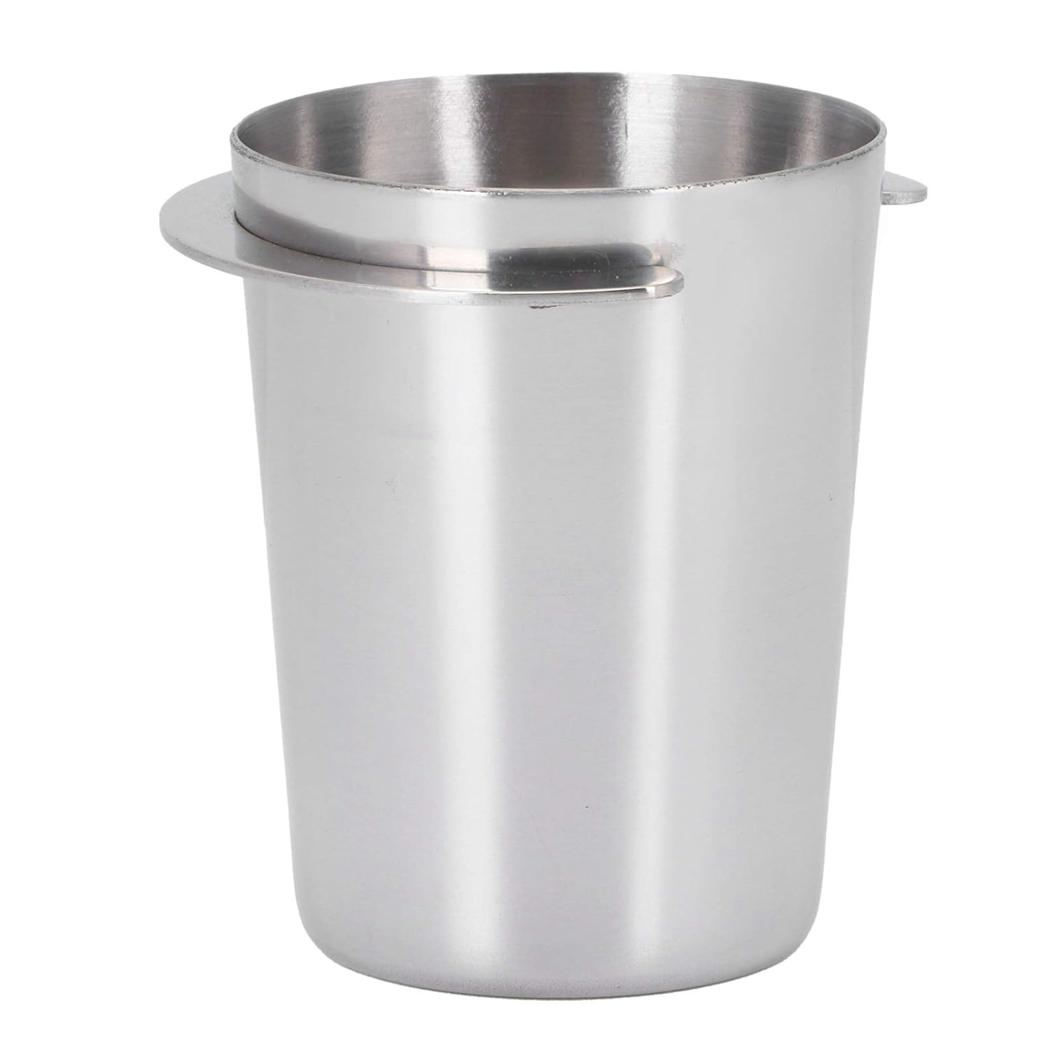 51Mm Stainless Steel Coffee Machine Handle Dosing Cup, Grinder Powder Collector, Ideal for Espresso Machines, Silver, Milk Tea Shops, Homes, Coffee Shops image number 5