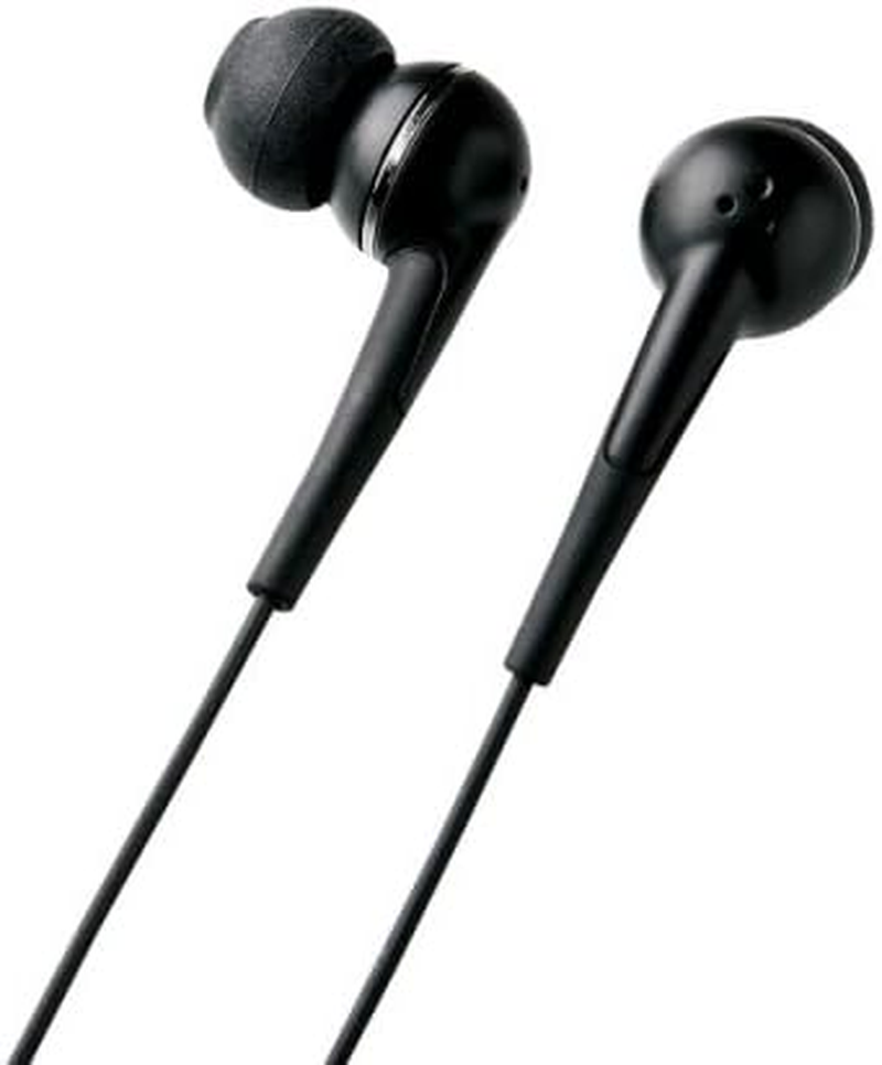 Sanwa Supply MM-HP109BK Stereo Earphones, Black