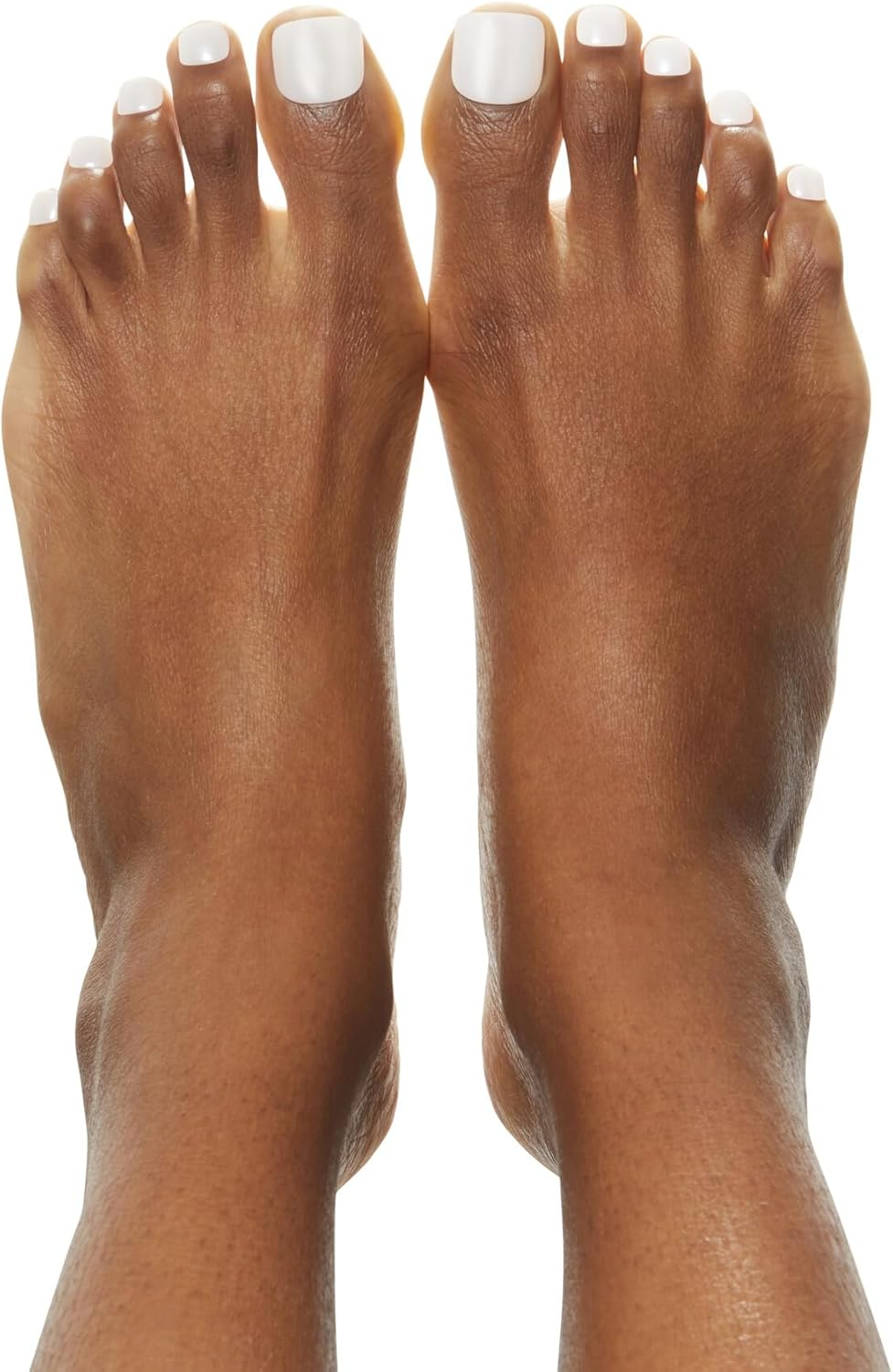 Impress Kiss No Glue Pedi Press-On Toenails, White Nails with Pearl, Squoval Shape, Includes 24 Nails, Prep Pad, 1 Manicure Stick, 1 Mini File image number 5