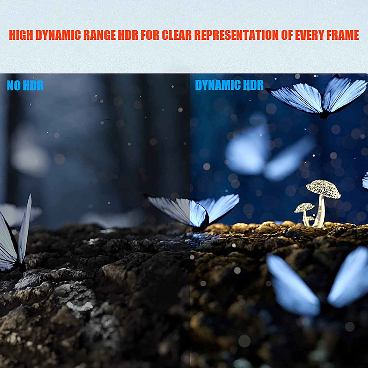 Tunghey 8K HDMI Male to Female Cable, HDMI Extension Extender Adapter for TV, 4K120Hz 8K60Hz 2.1 Ultra High Speed 48Gbps, Compatible with Ro-Ku/Fir-E TV Stick, PS5, UHD TV PC, Blu-Ray (0.5M) image number 1