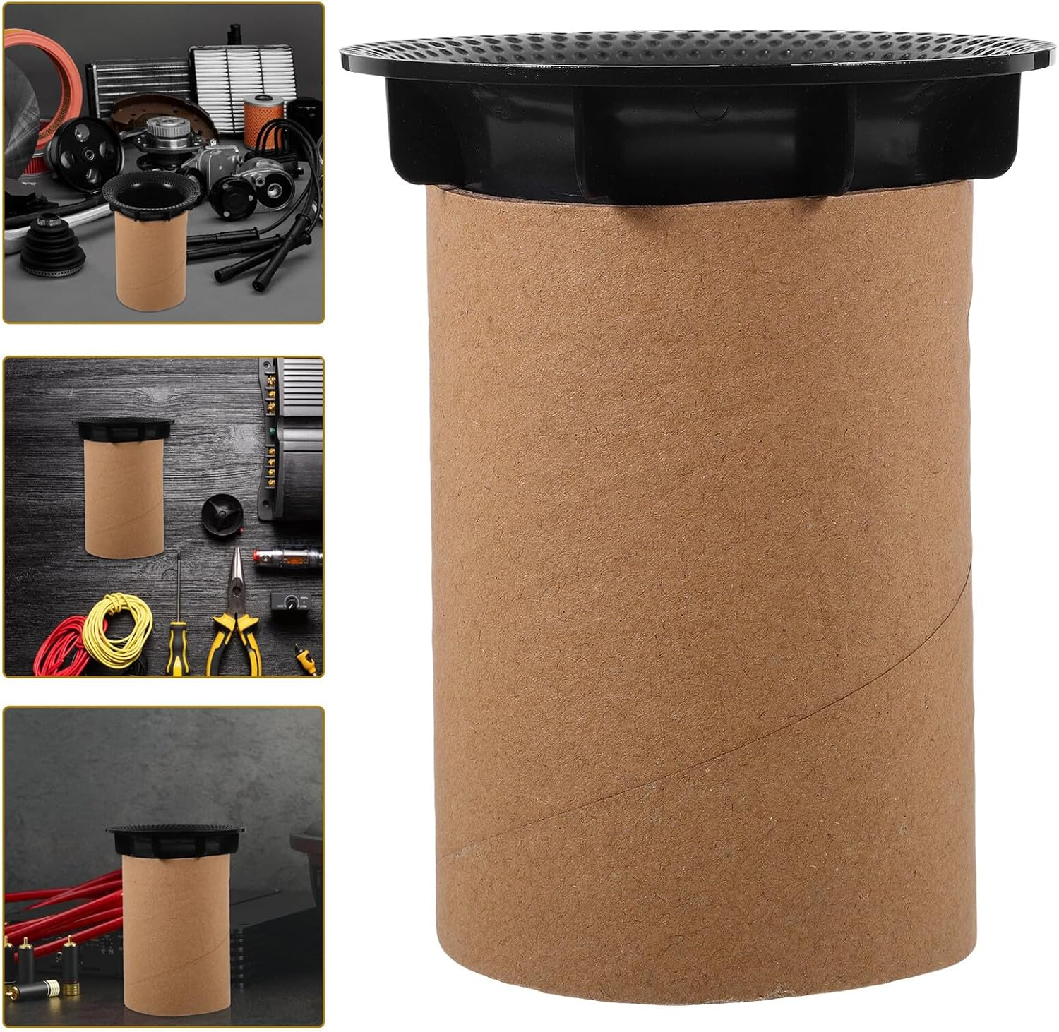 UKCOCO Speaker Cabinet Port Tube and Air Port Tube for Car Audio System (93&times;128Mm) Compatible with Portable and Enhance Bass Sound Ventilation