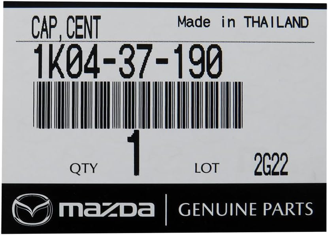 Genuine Mazda BT-50 TF 18"Inch Alloy Wheel Centre Cap Part 1K0437190 image number 4