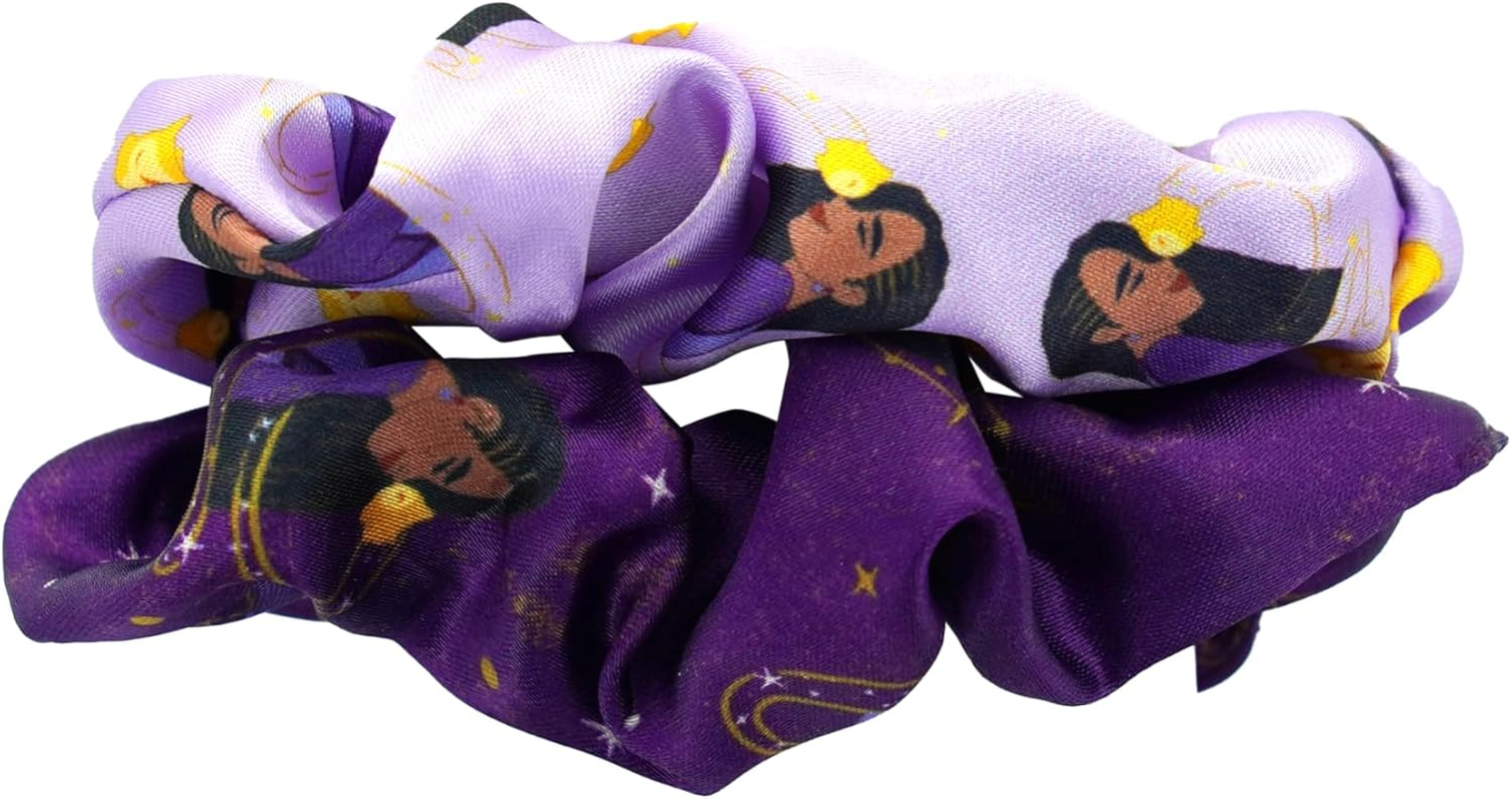 Disney Wish 2 Pack Princess Hair Scrunchies No Break Hair Scrunchies Official Product Disney