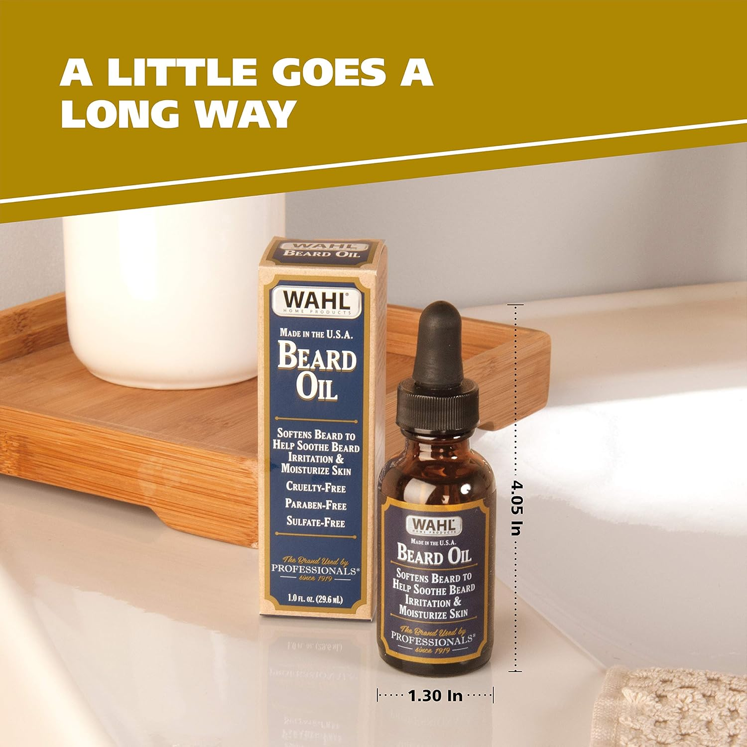 Wahl Beard Oil with Essential Oils for Moisturizing Skin & Beard Hair &ndash; Manuka Oil, Meadowfoam Seed Oil, Clove Oil, Moringa Oil &ndash; 1 Oz image number 2