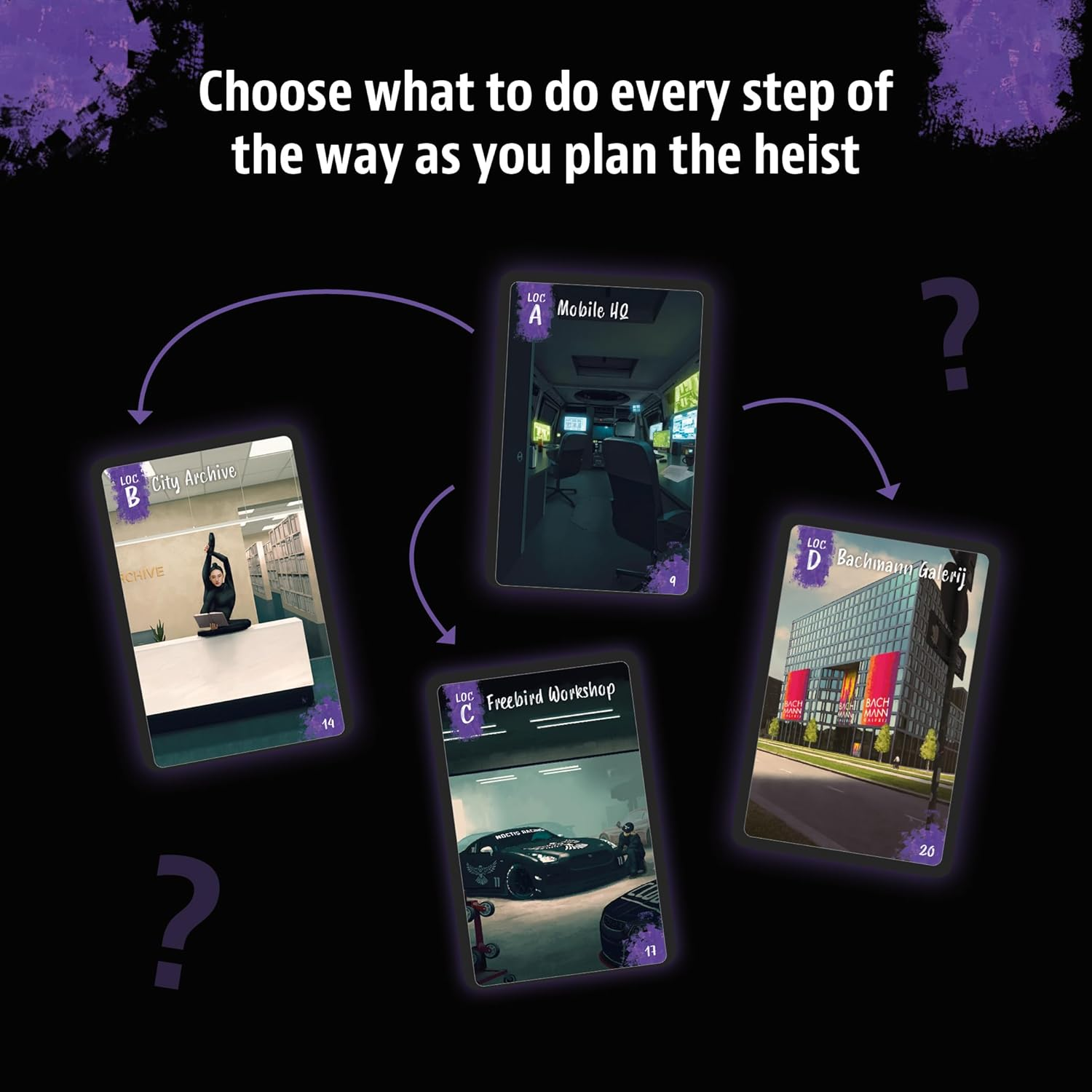 Masters of Crime: Shadows Murder Mystery Game | Art Heist | Co-Op Game | 1+ Players | Ages 16+ image number 4