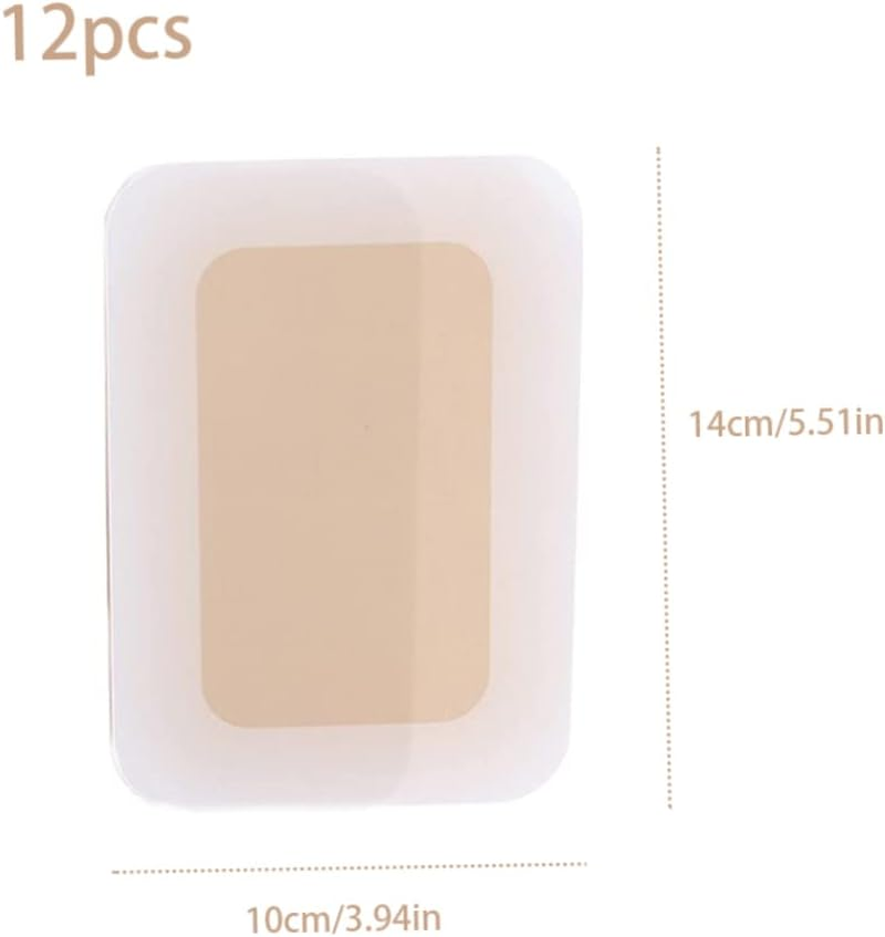 Tattoo Cover up Patch, 12Pcs 5.5X3.9Inch Tattoo Flaw Conceal Patch, Breathable Waterproof Tattoo Cover up Sticker, Tattoo Concealing Tape for Summer image number 6