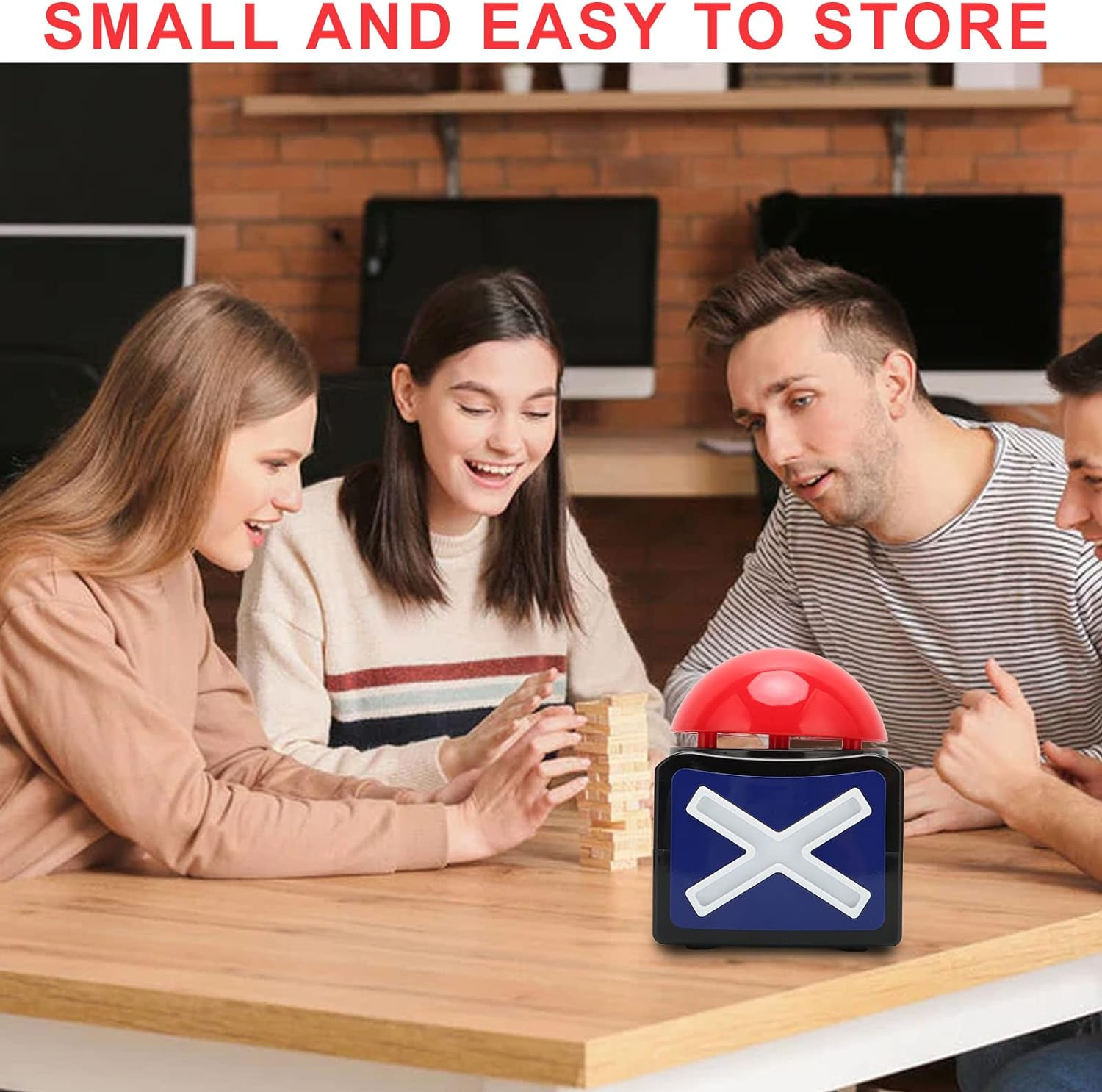 Game Buzzer, Game Show Buzzers, Portable, Easy to Store, ABS Material, Small Size for Birthday Parties image number 1