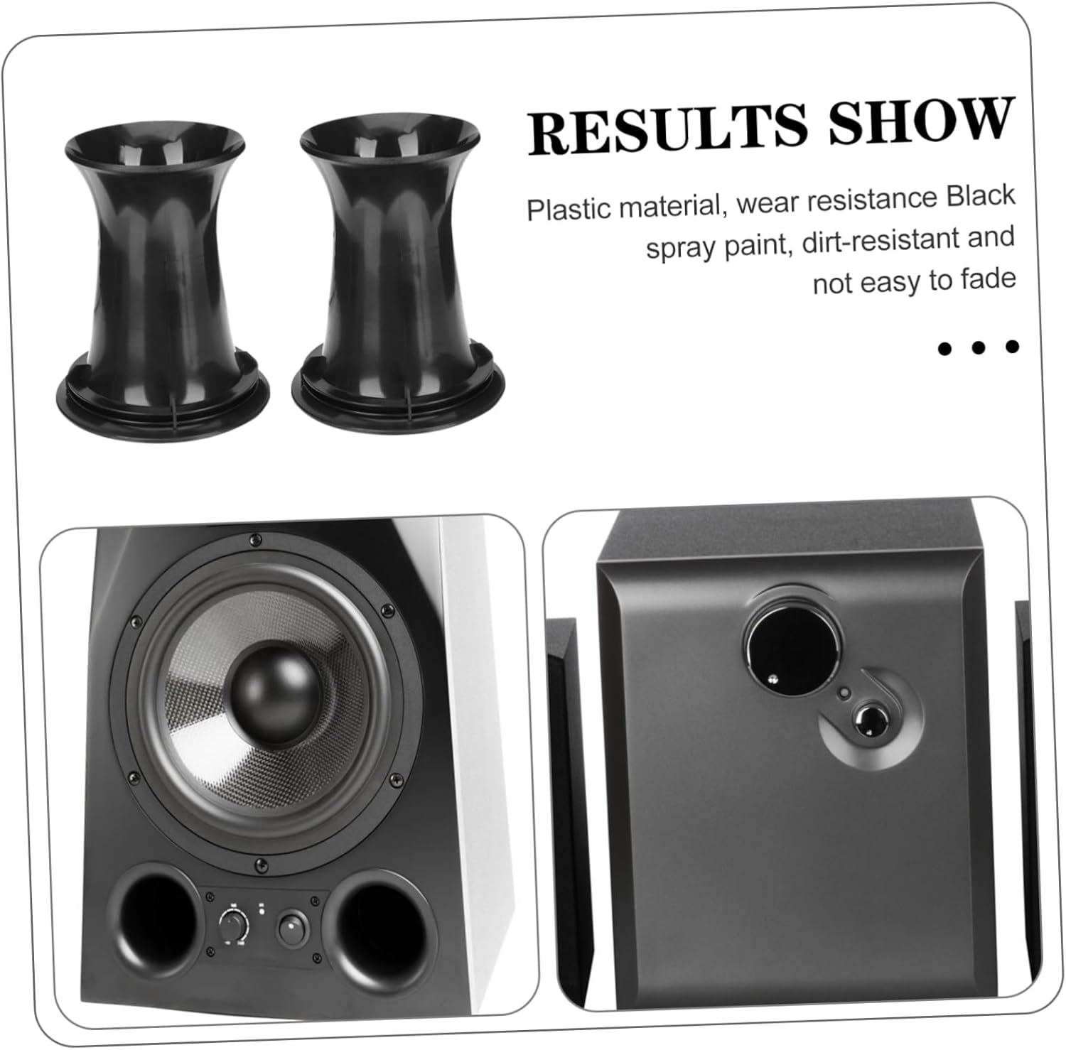 CONGARTENO 8Pcs Sound Tube Speaker Port Tubes for Home Car Bar Shows Speaker Air Port Outlet Voice Outlet Accessory image number 3