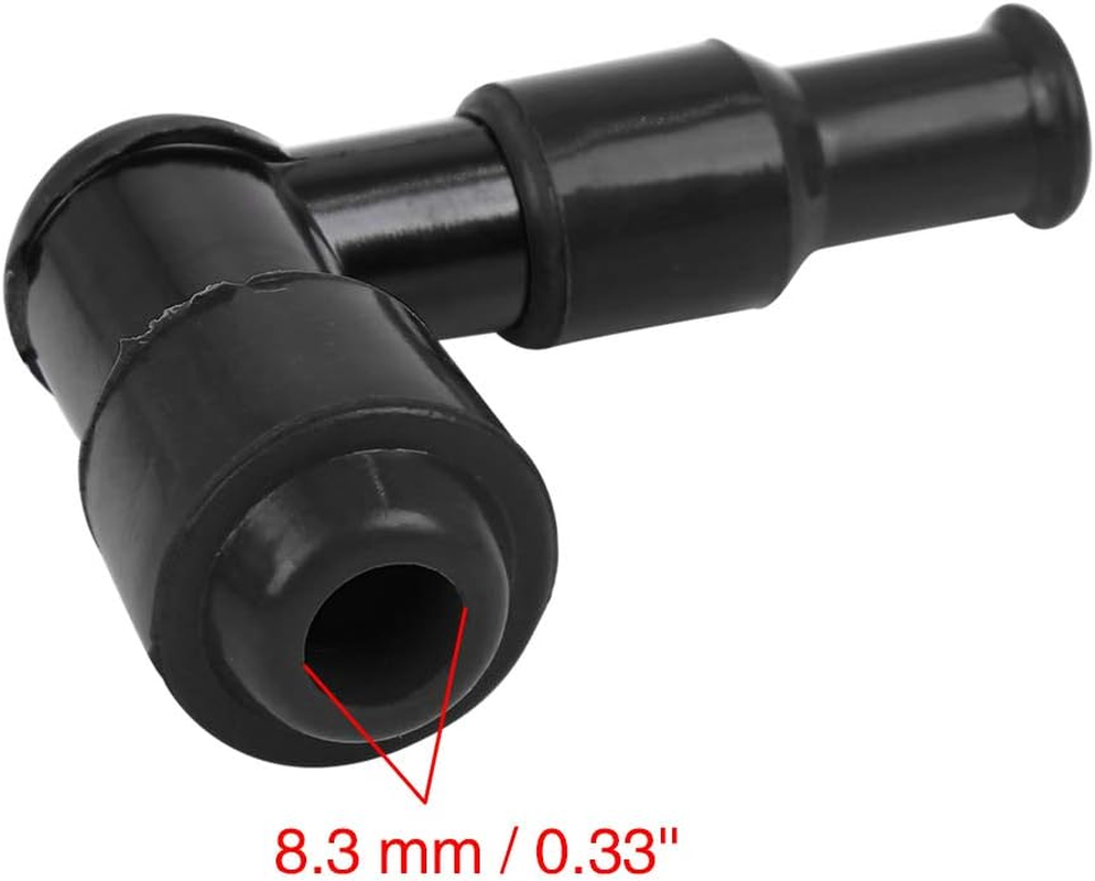 X AUTOHAUX Spark Plug Cap Boot Waterproof Non Resistor for CG125 GN125 WY125 CD110 Motorcycle Scooter Dirt Bike ATV 2Pcs image number 5