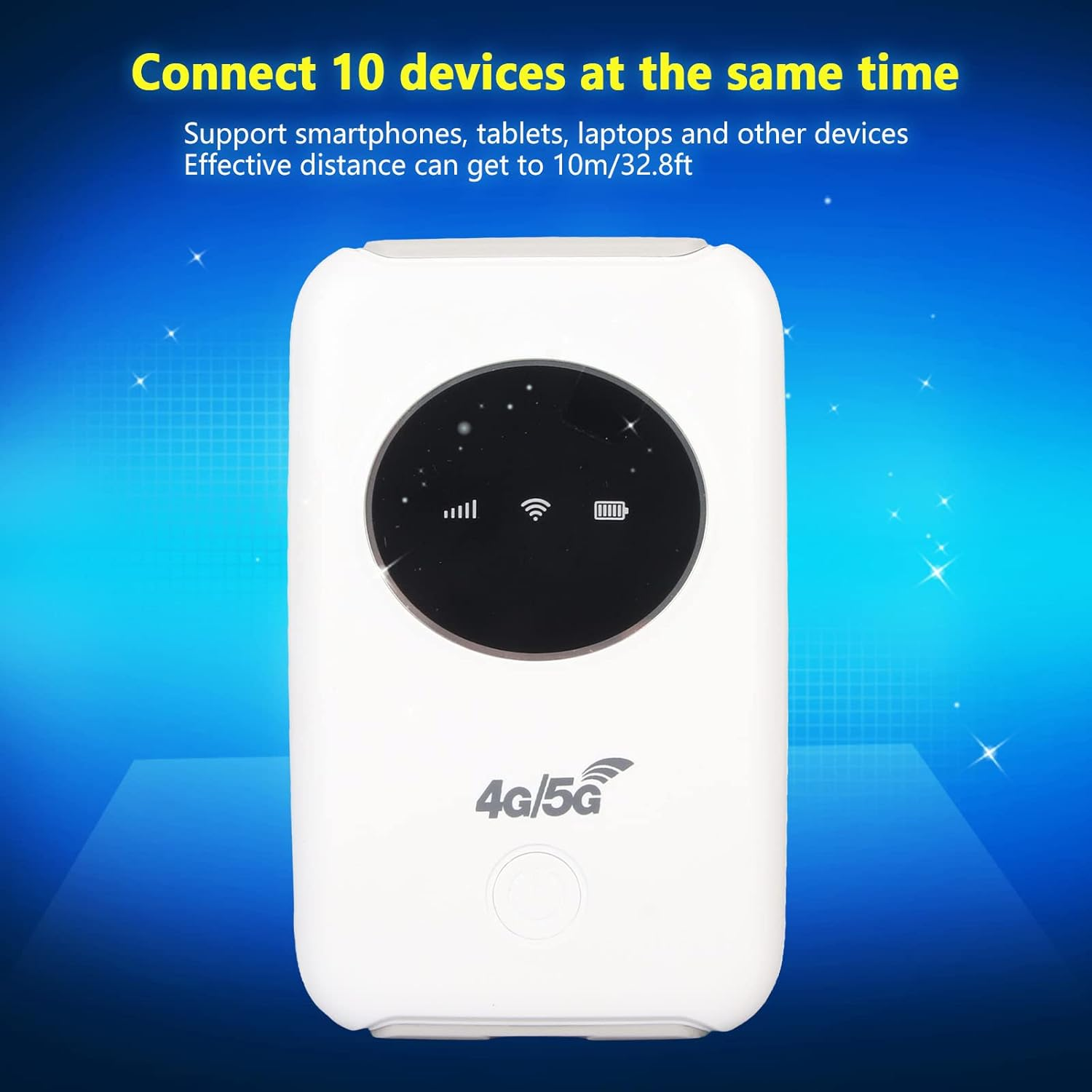 Portable Mobile 5G Wifi Modem - Unlocked 300Mbps 4G LTE USB Lightweight with SIM Card Slot for Work image number 5