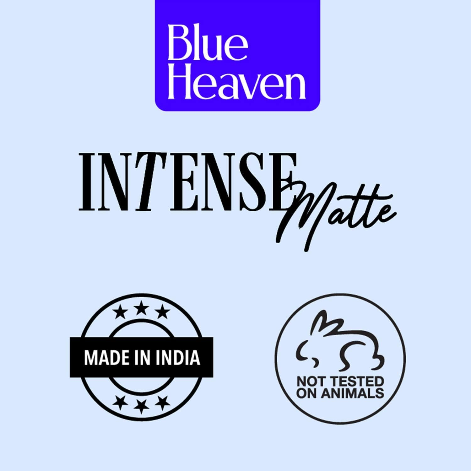 Blue Heaven Intense Matte Lipstick, Pink Rush,306, 14 Gm image number 1