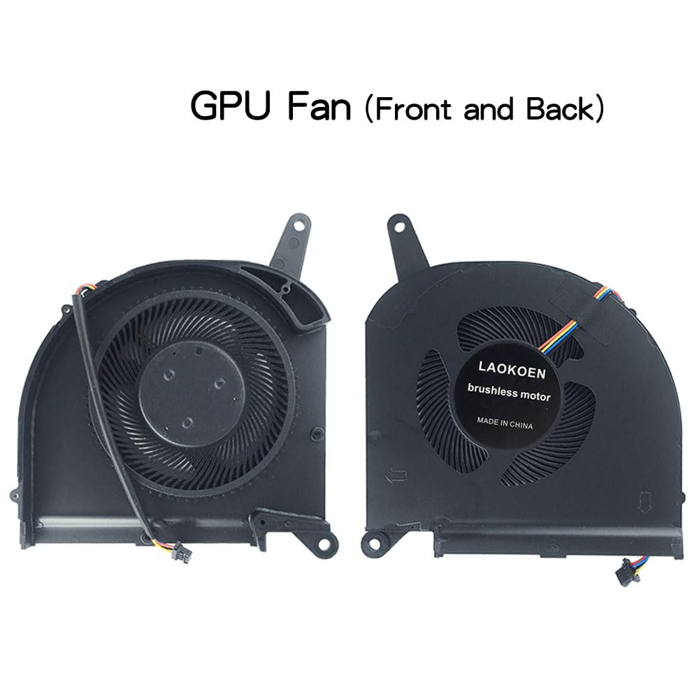 New Replacement Cooling Fans for Gigabyte Aero 15 OLED OLEC 17 HDR XD XA RP77 RP75W RP75XA RP77XA for Aorus 15G 17G YB XB WB KB SB YC XC YD XD KD Aorus15G WB P/N: PLB07010S12HH DC 12V image number 3