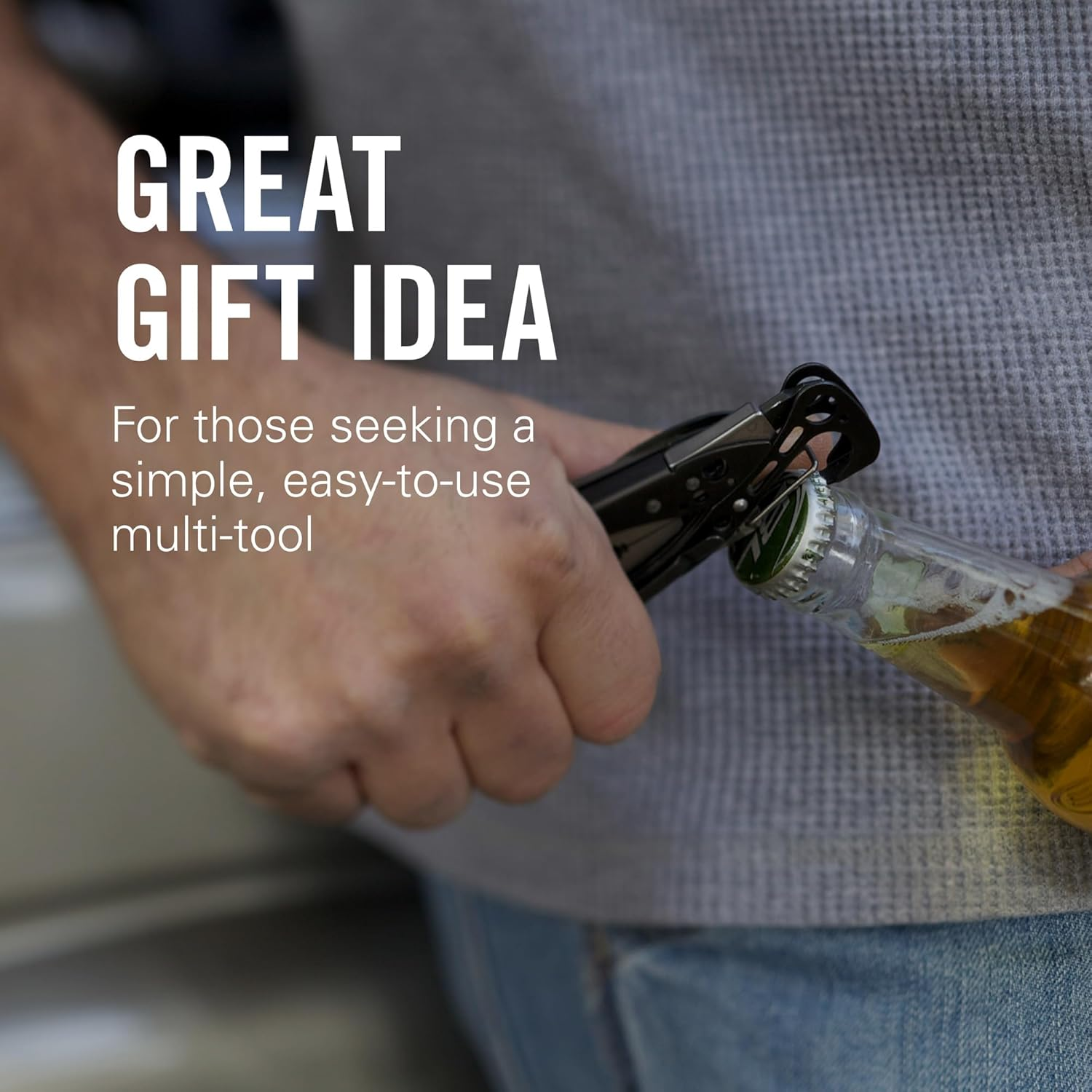 Leatherman Skeletool CX - Multi-Purpose Tool with 7 Utensils, Includes Pliers, Outdoor and Camping Wire Cutters, Stainless Steel, Paradise image number 5