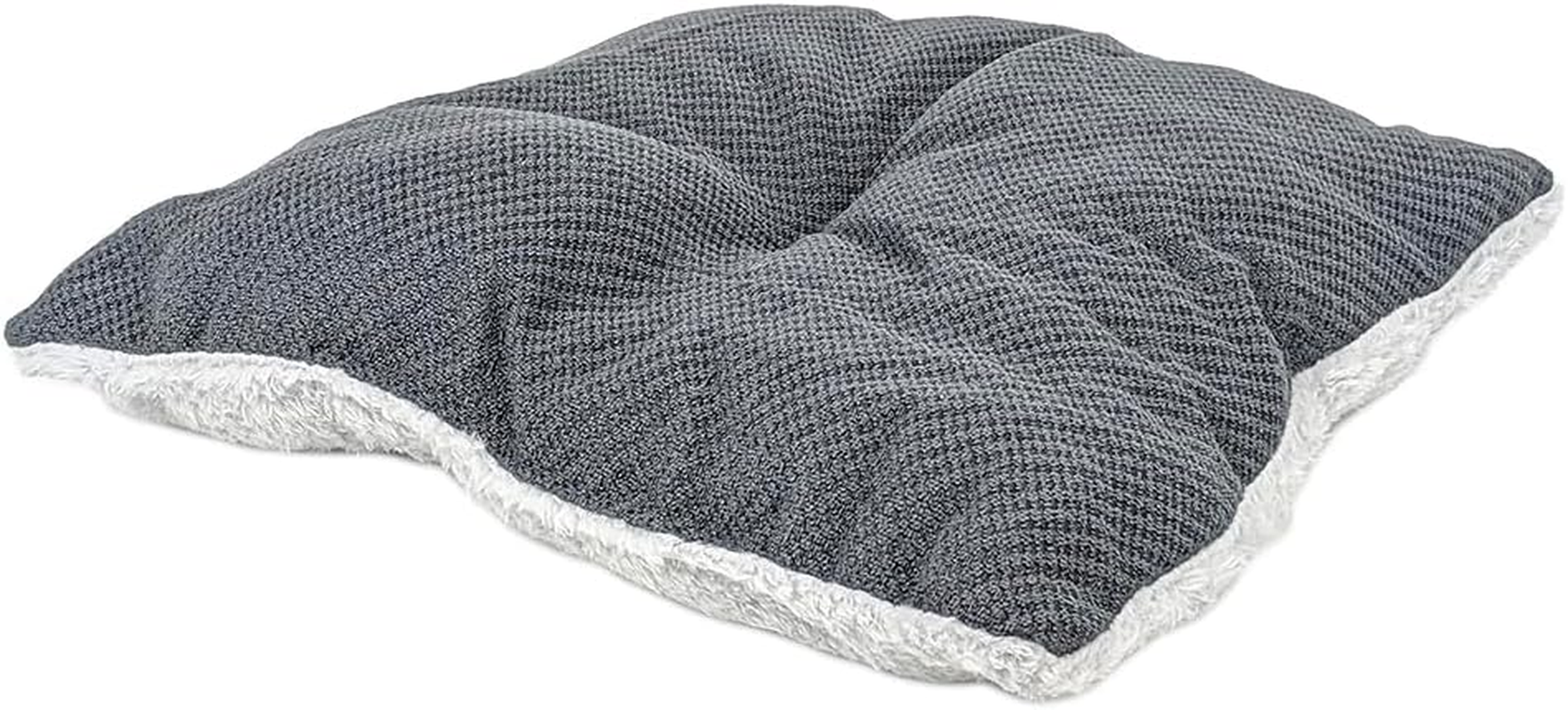 Cattitude Cat Igloo Haven, Grey - Foldable Cat House, Cat House for Indoor Kitten and Small Dog, Self-Warming Indoor Cats Cave, 2-In-1 Design, Soft Material image number 1