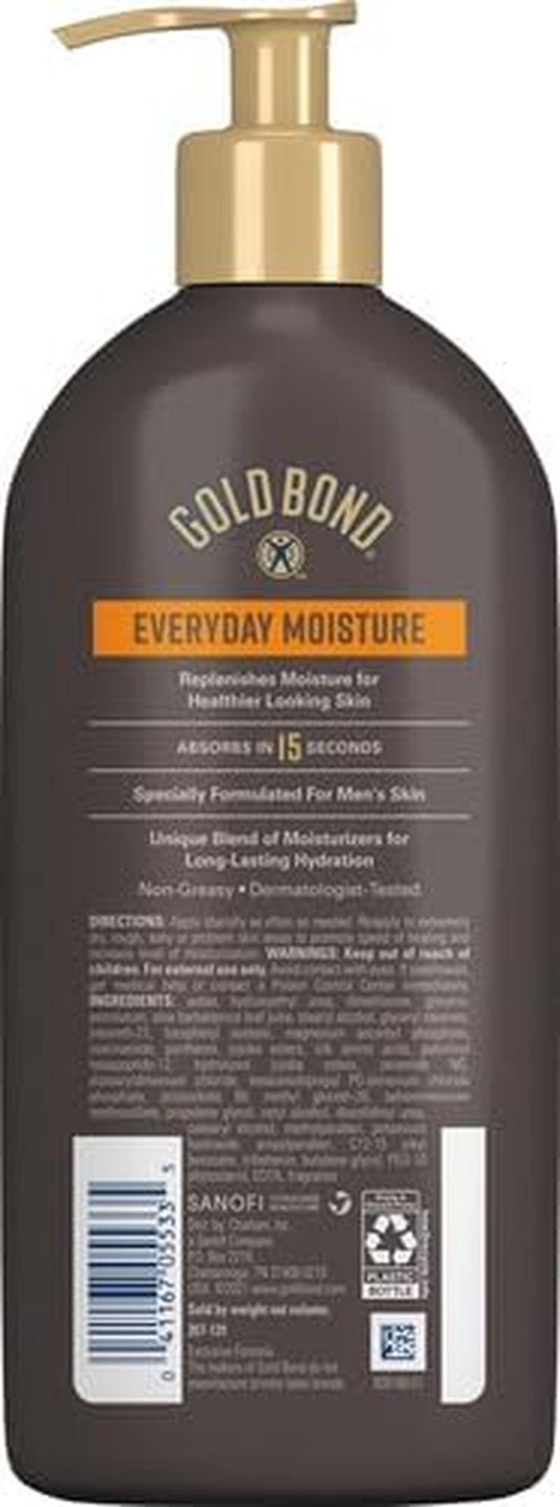 Gold Bond Men'S Essentials Hydrating Lotion 14.5 Oz., Everyday Moisture for Dry Skin image number 5