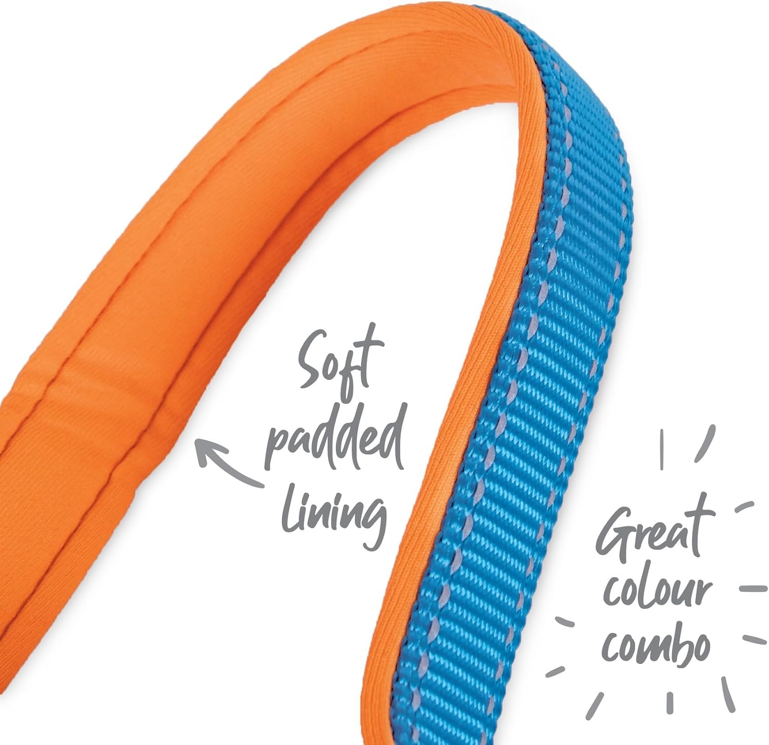 Kazoo Active Dog Collar, Ocean Sunrise, Medium image number 4