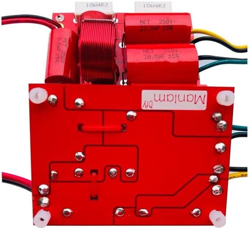 HOOCI 2PCS 2 Way 200W Stereo Frequency Divider Home Theater Hifi 2 Unit Filter Circuit Speaker Audio Crossover Filters image number 1