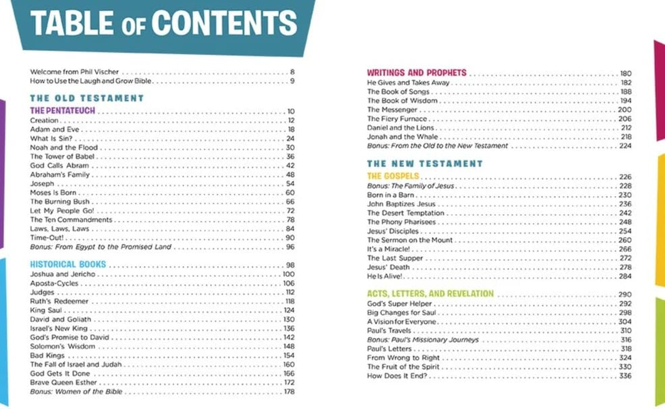 Laugh and Grow Bible for Kids: the Gospel in 52 Five-Minute Bible Stories image number 2