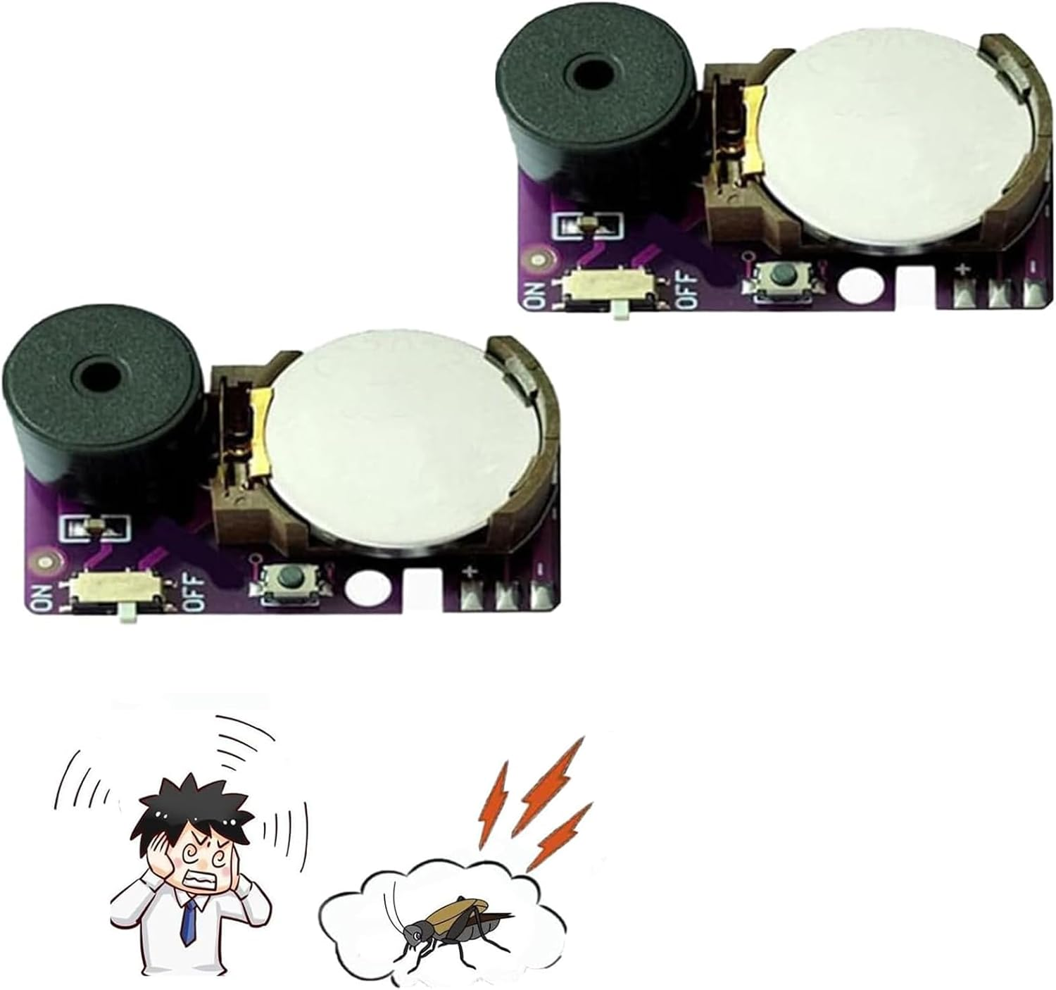 Annoyatron Random Noise Maker, Annoyatron Noise Maker, Annoyatron Noise Maker Mini Annoying Noise Maker, 2024 New Annoyatron Random Noise Maker (2Pcs Purple) image number 6