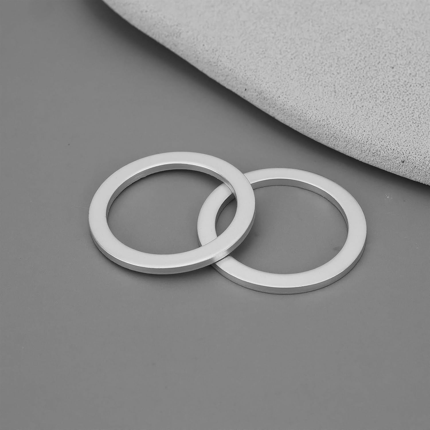 10Pcs Aluminium Oil Sump Plug Washers 20X24X1.5Mm Compatible with BMW R1250 2019-2024