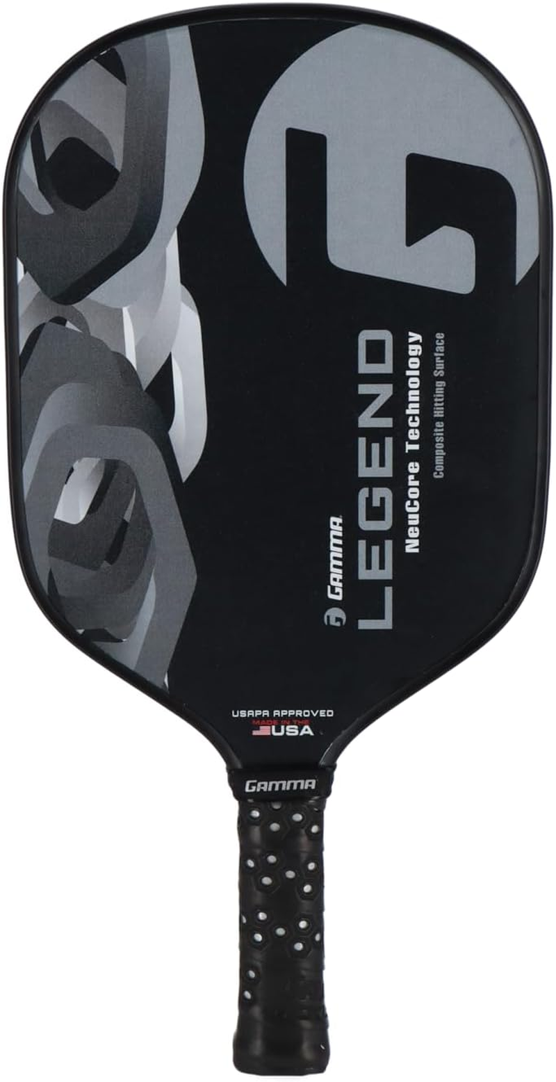 Gamma Sports Neucore Poly Core Pickleball Paddle - Compass, Shard, Legend, Unisex-Adult, Pickleball Paddle, Legend, Black image number 3