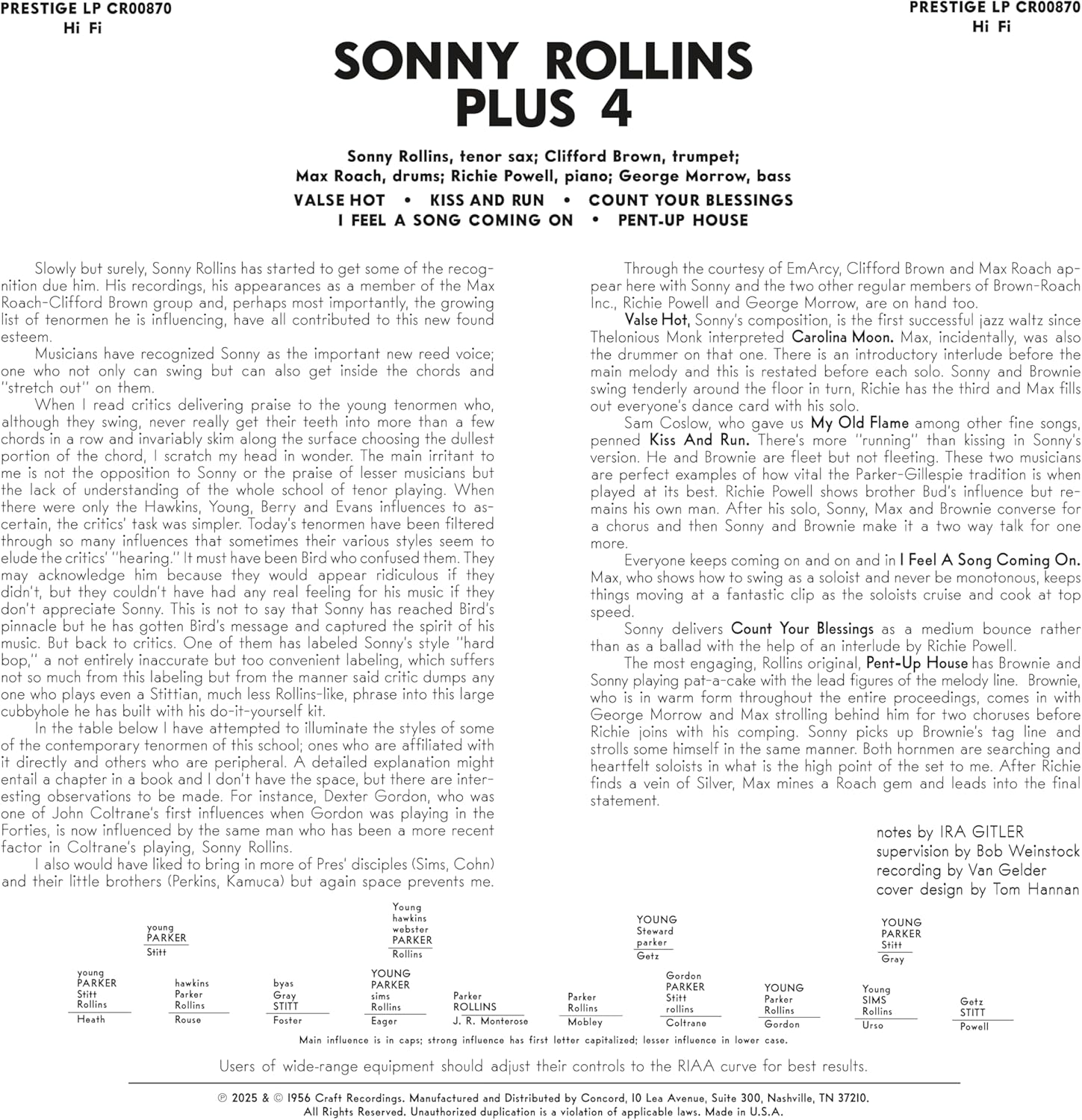 Plus 4 (Original Jazz Classics Series) image number 1