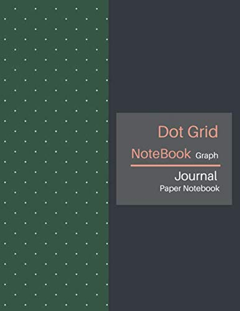 Dot Grid Notebook: Dotted Notebooks Paper Large (8.5 X 11 Inches), A4 100 Pages - Bullet Journal - Dot Grid Journal Graphing Pad - Drawing & Note Taking (Eden Green Cover) image number 1
