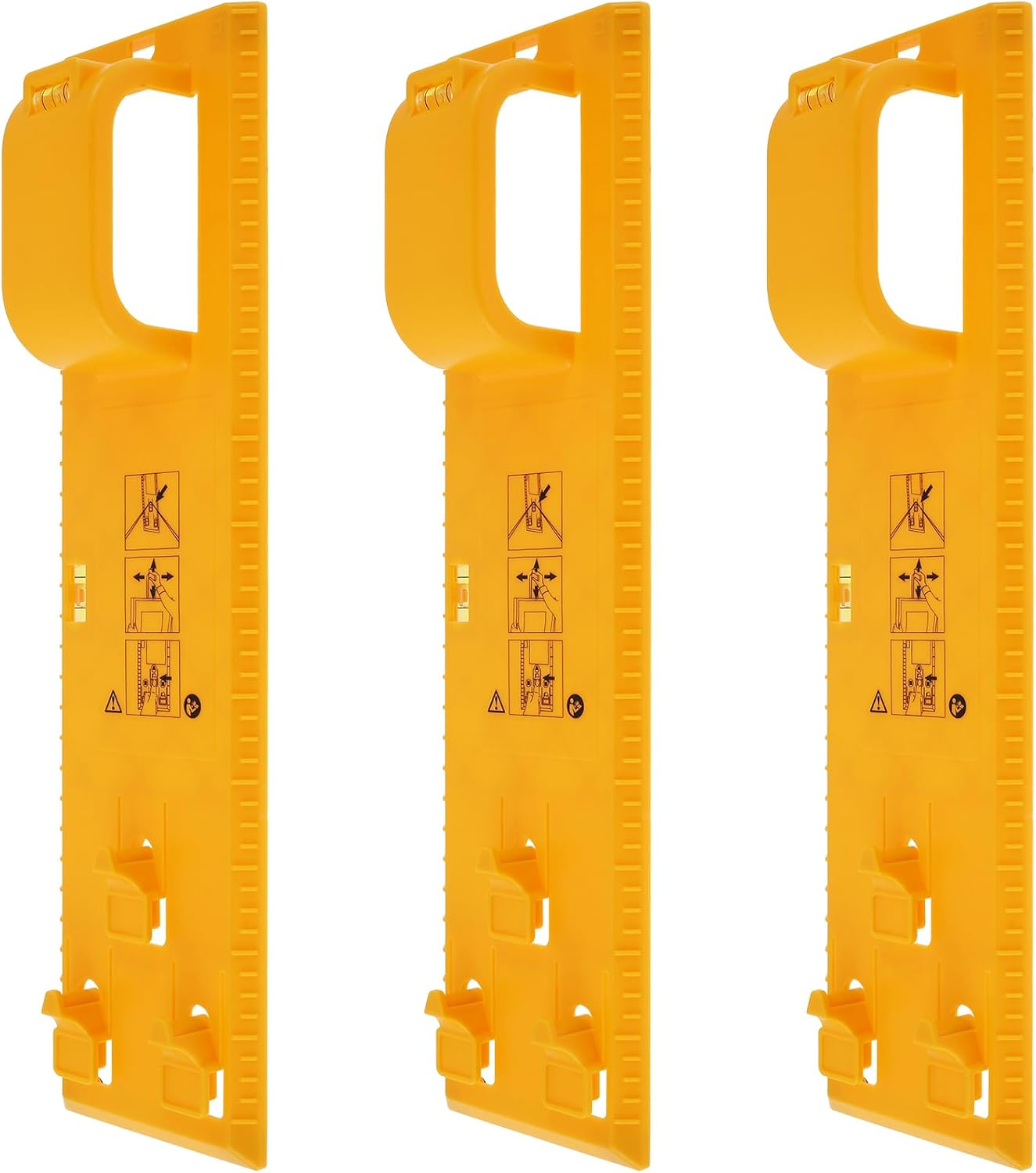 3Pcs Picture Hanging Tool High Precision Picture Frame Level Ruler Portable Frame Hanging Hardware Bubble Level Measuring Tool for Hanging Poster Cross Stitch Photo Frame image number 3