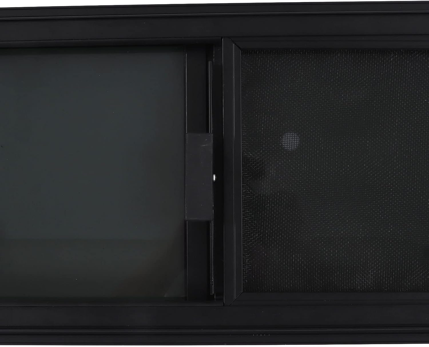 RV Window, 21.65 W X 10.24 H Sliding Black RV Window, Horizontal Vertical Slide, Replacement Trailer Window Camper Window with Privacy Screen Nets, for Rvs Vehicles image number 6