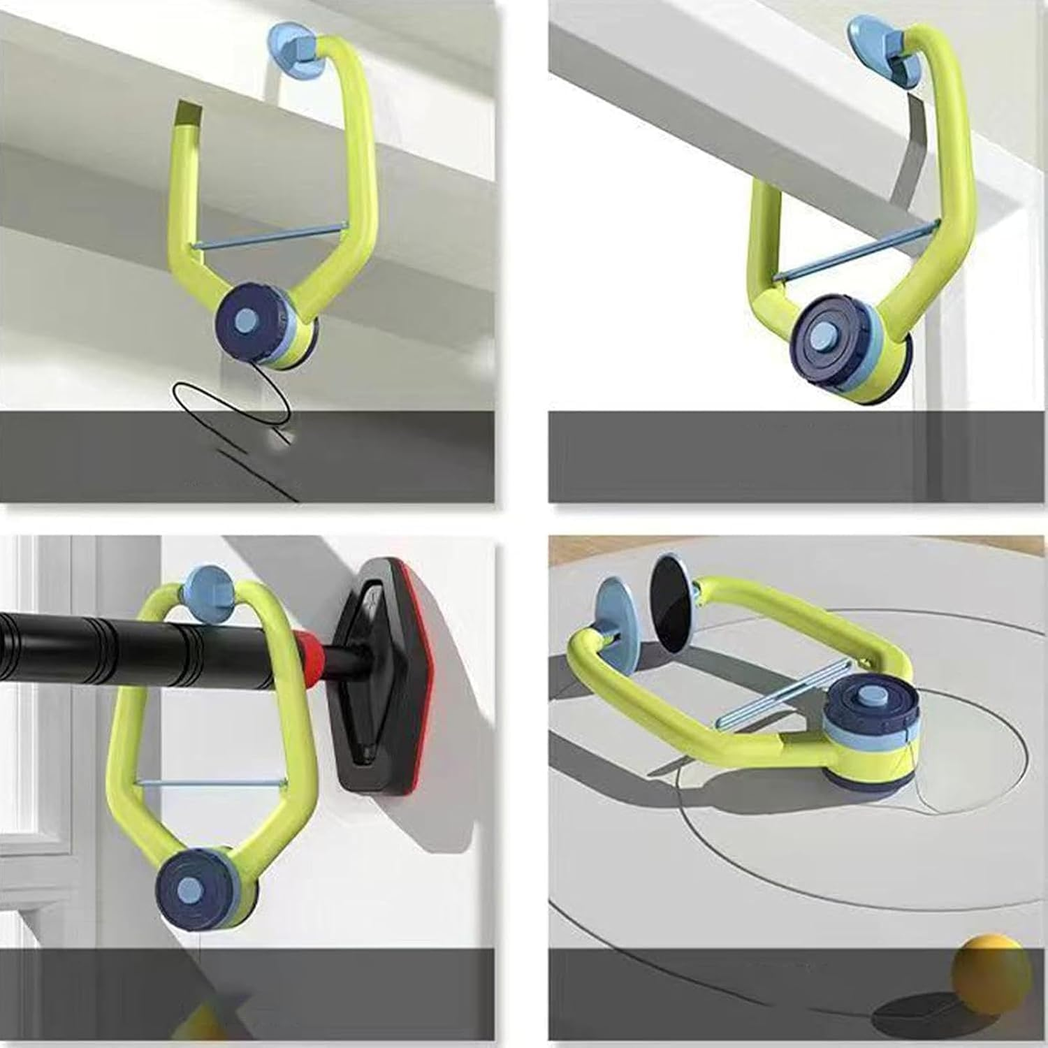 ZZUJIACUN Adjustable Door Table Tennis Game on the Door, Door Clogging Flat, Hanging Table Tennis Coach Set, Indoor Hanging Table Tennis Portable Racquet and Ball Exercisers image number 5