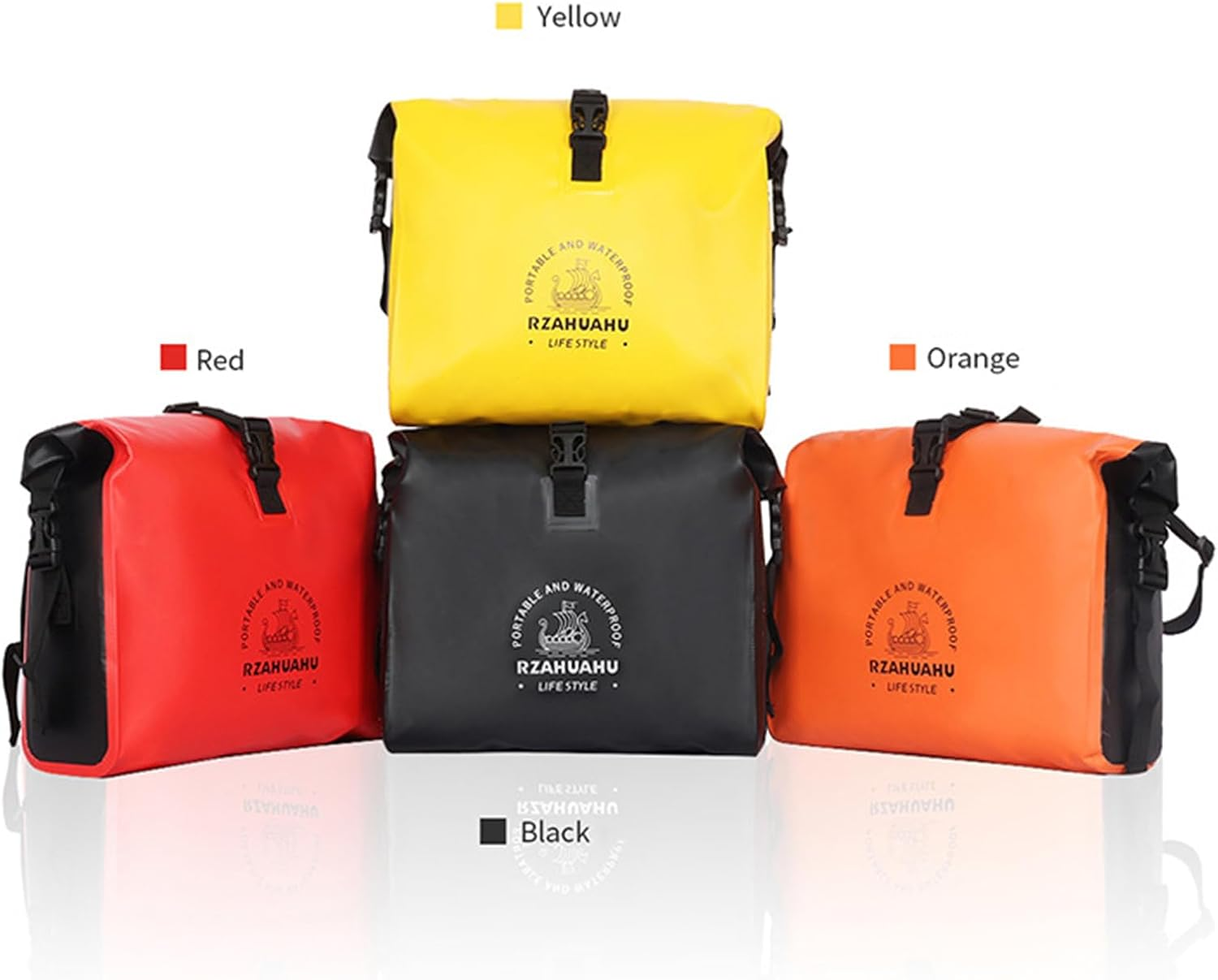 Bicycle Handlebar Bag Waterproof PVC Handlebar Bag for Electric Bike Scooter image number 5