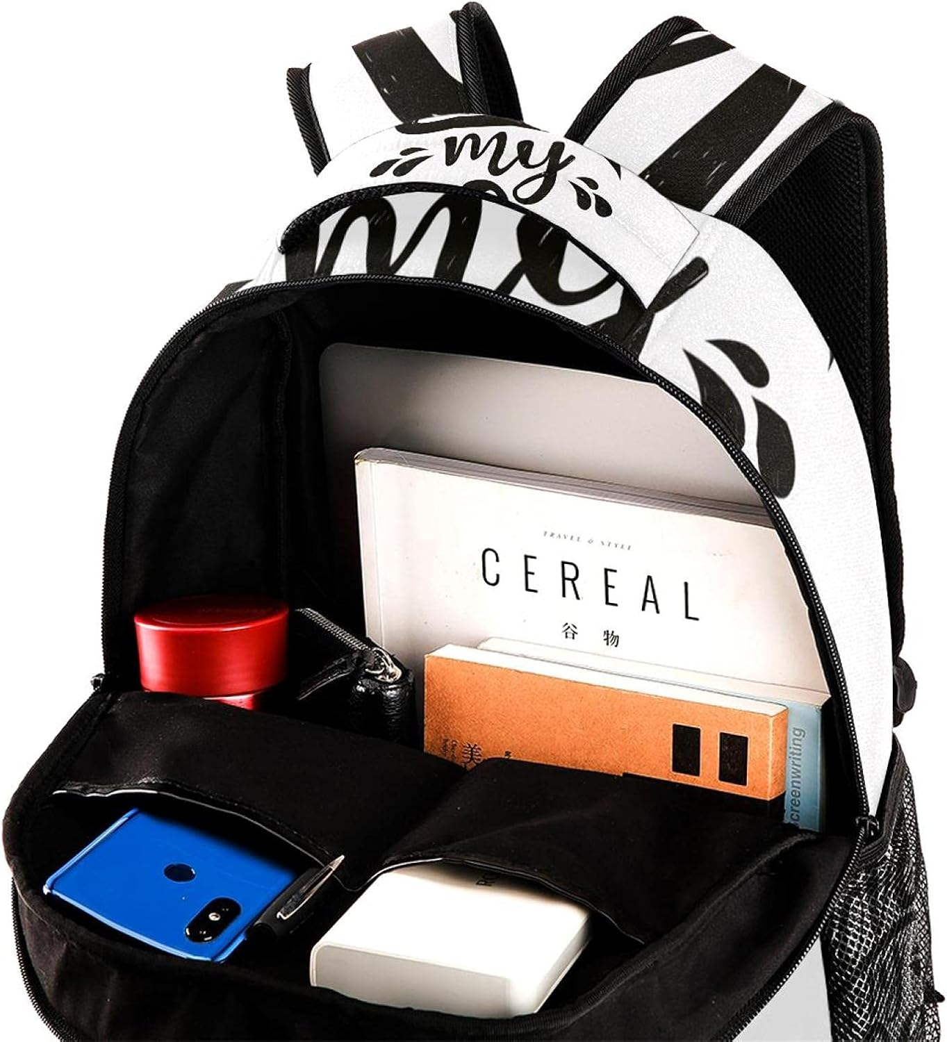 Love My Dog Backpack Students Shoulder Bags Travel Bag College School Tote Backpacks image number 3