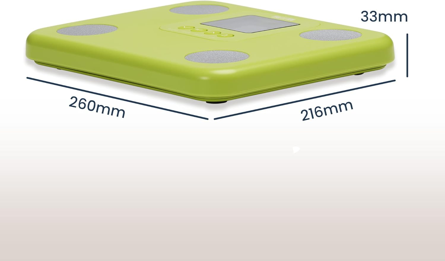 TANITA BC-730 Lightweight Compact Innerscan Body Analysis Monitor, Easy to Read, 9 Measurements Display, Green image number 5