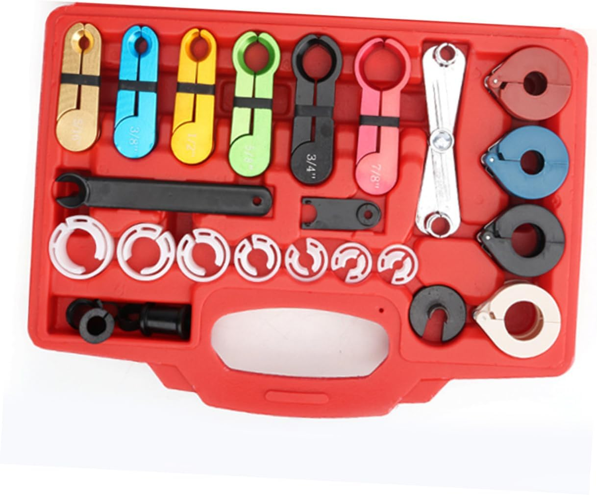 Gatuida Automotive a Kit Fuel Line Quick Disconnect Tool 22Pcs for Car Air Conditioning Hose Removal and Transmission Systems image number 6