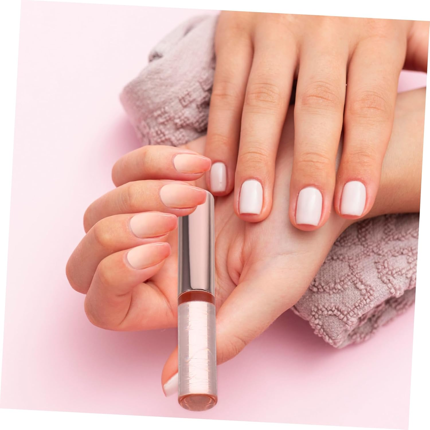 Healvian Silicone Nail Brush for Manicure Portable Reusable Applicator Tool for Nail Art Soft Silicone Design for Easy Blending and Dusting image number 3