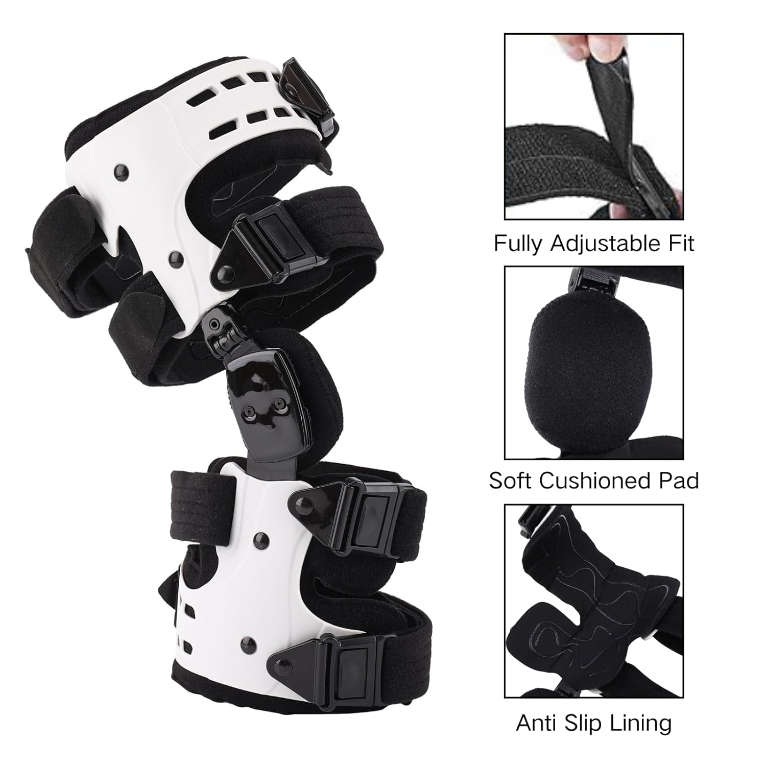 OA Unloader Knee Brace, OA Knee Brace for Osteoarthritis, Arthritis Pain, Cartilage Repair, Bone on Bone Knee Support, Medial or Lateral Unloader Knees Brace (Right) image number 2