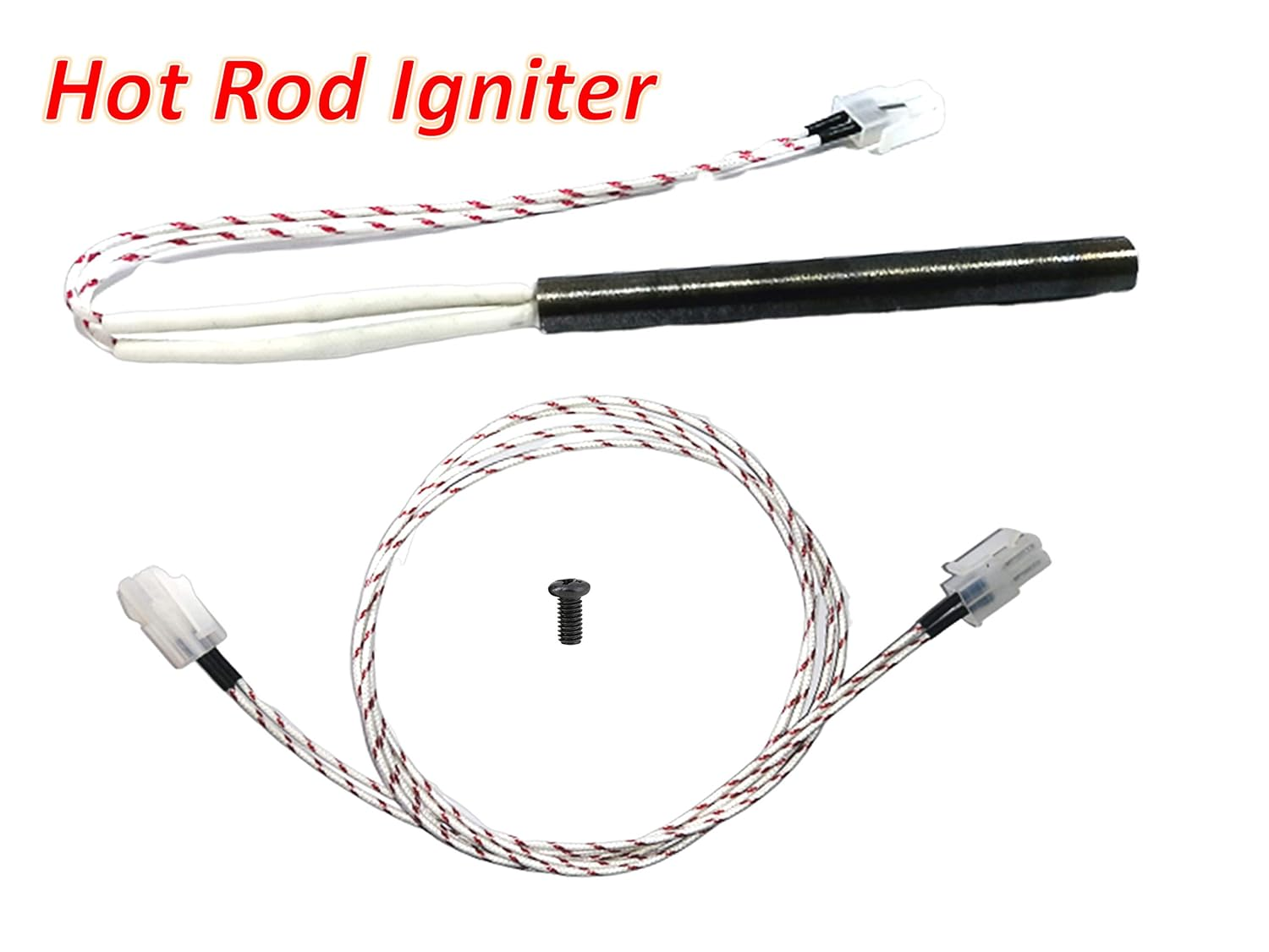 WAITCOOK Fire Burn Pot and D2 Hot Rod Ignitor Kit Compatible with Traeger Pro Series 575 & 780,Ironwood 650 & 885 Wood Pellet Grill