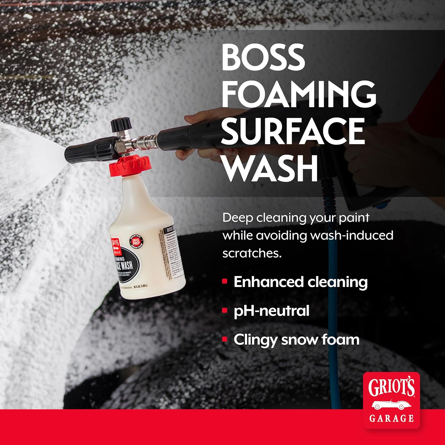 Griot'S Garage B3203 BOSS Foaming Surface Wash 35Oz, White image number 2