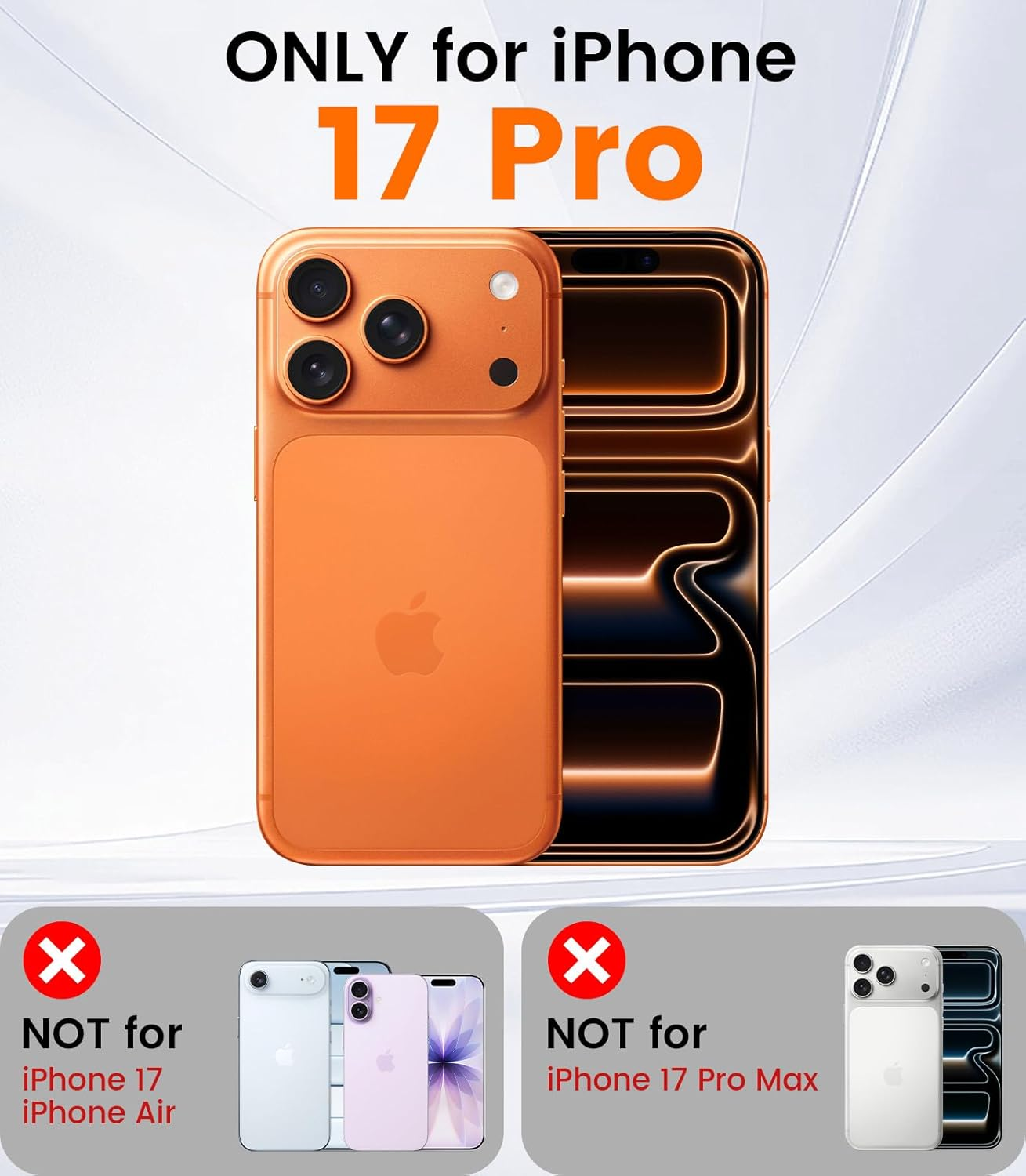 DEVASO Case for Iphone 17 Pro with Stand, Compatible Magsafe Integrated Invisible Stand, Mobile Phone Case, Scratch-Resistant, Shockproof, Anti-Fingerprint, Matte Case, Protective Case, Black image number 3