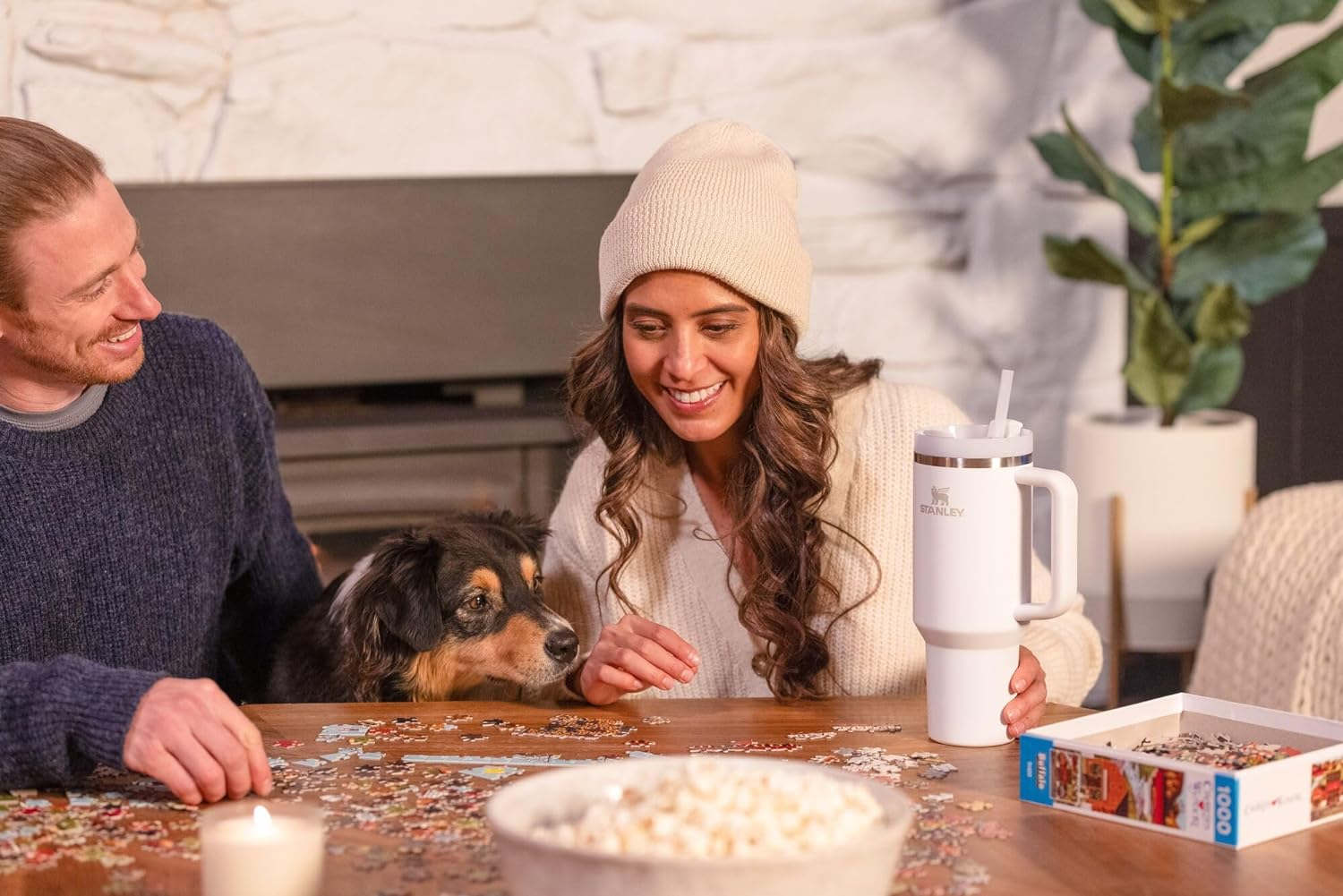 Stanley Quencher H2.0 Tumbler with Handle and Straw 40 Oz | Flowstate 3-Position Lid | Cup Holder Compatible for Travel | Insulated Stainless Steel Cup | Bpa-Free | Frost image number 1